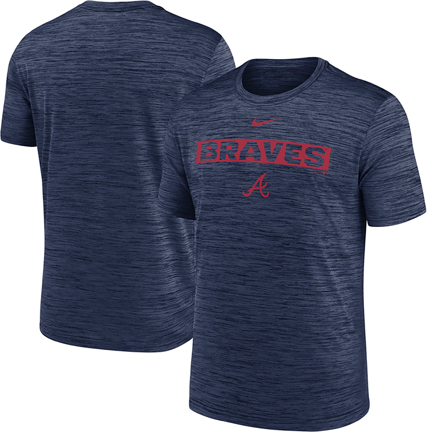 Nike Men's Atlanta Braves Primetime Rewind Velocity Graphic T-shirt