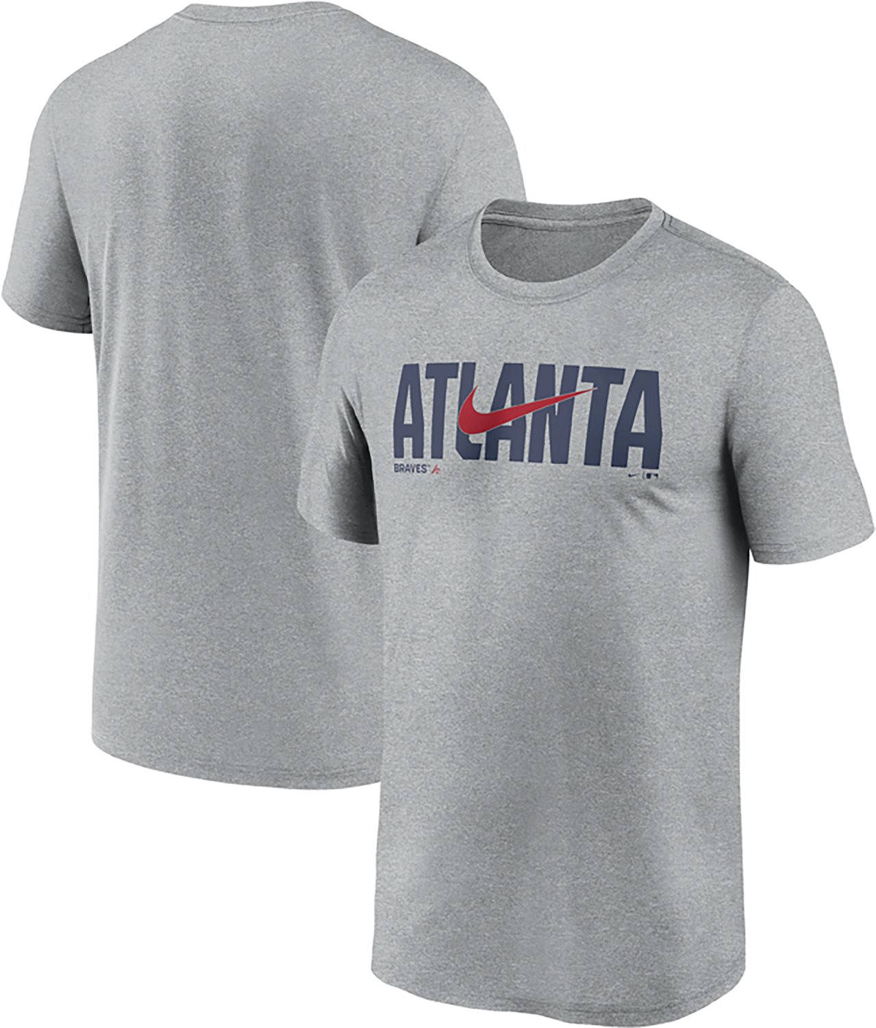 Nike Men's Atlanta Braves Primetime Swoosh Legend Graphic T-shirt
