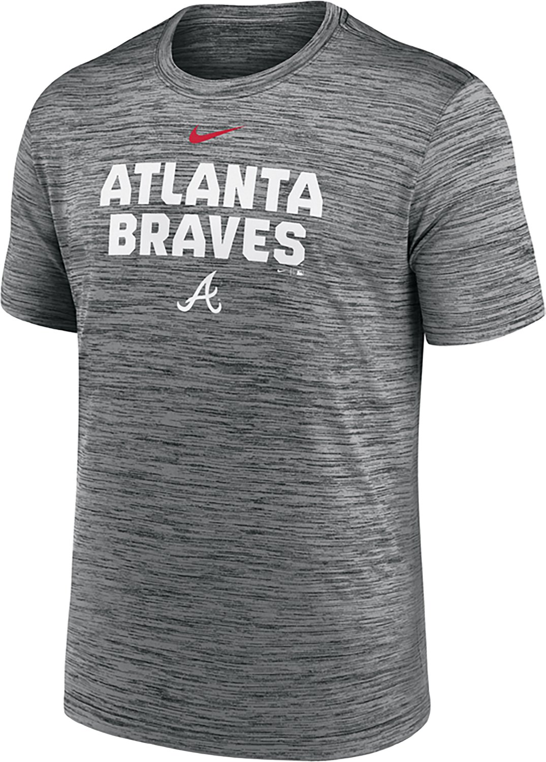 Nike Men's Atlanta Braves Primetime Velocity Graphic T-shirt - view number 2