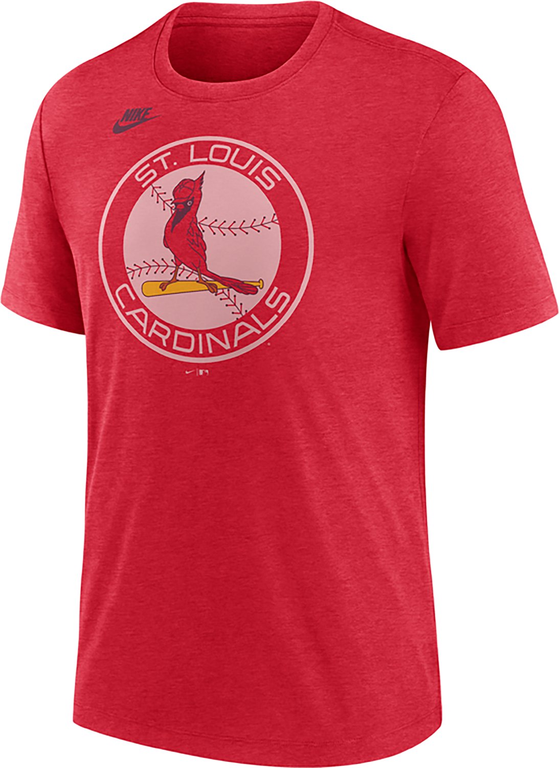 Nike Men's Cardinals Cooperstown Overlocked Triblend T-shirt - view number 2