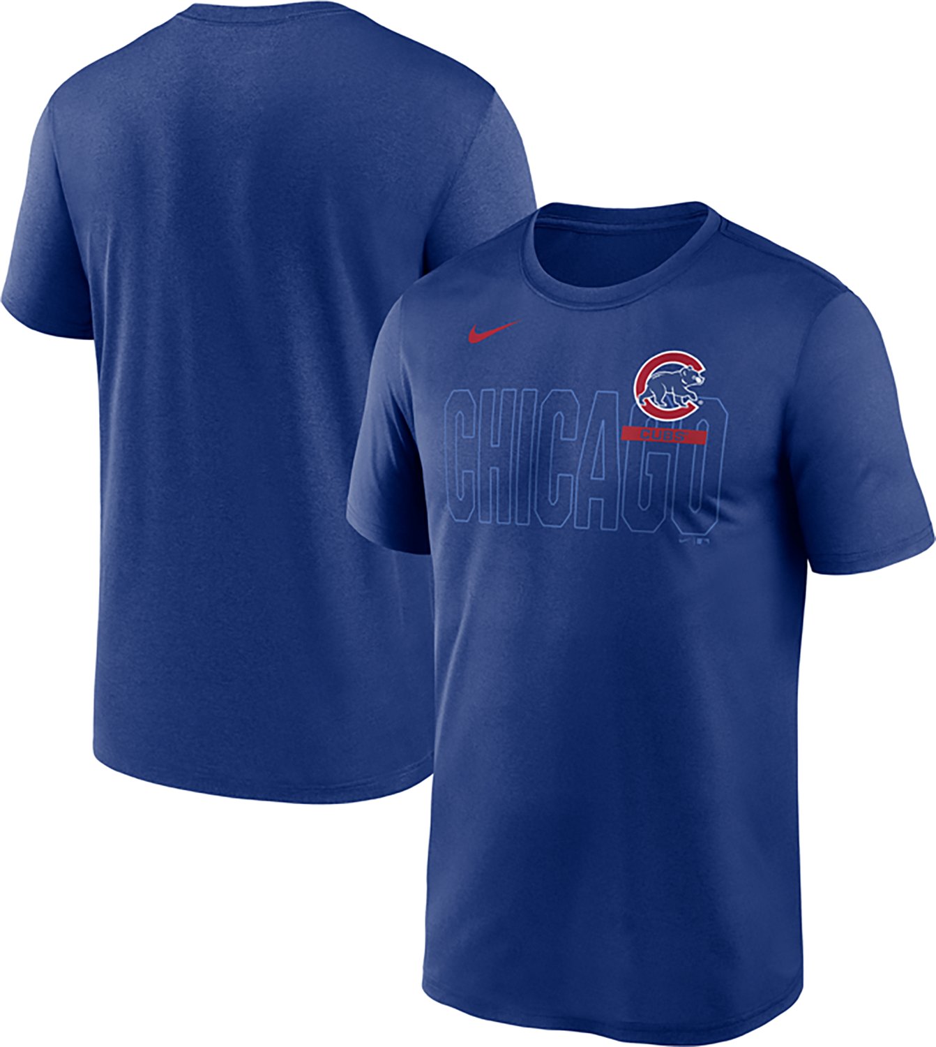 Nike Men's Chicago Cubs Primetime Knockout Team Legend Graphic T-shirt