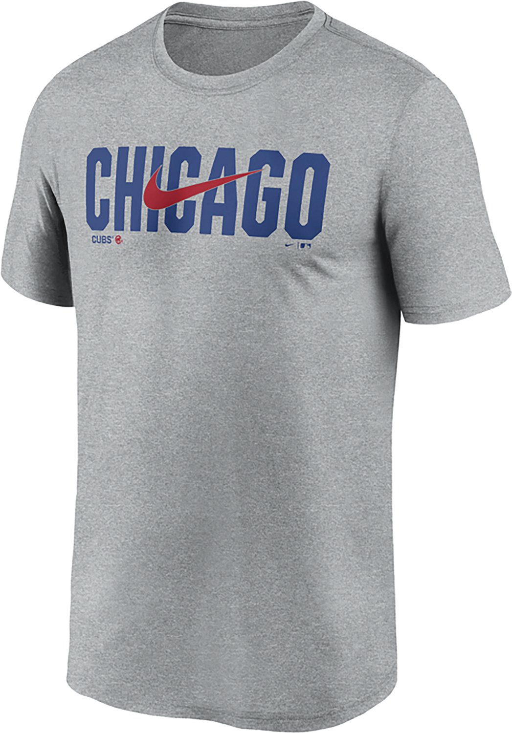 Nike Men's Chicago Cubs Primetime Swoosh Legend Graphic T-shirt - view number 2