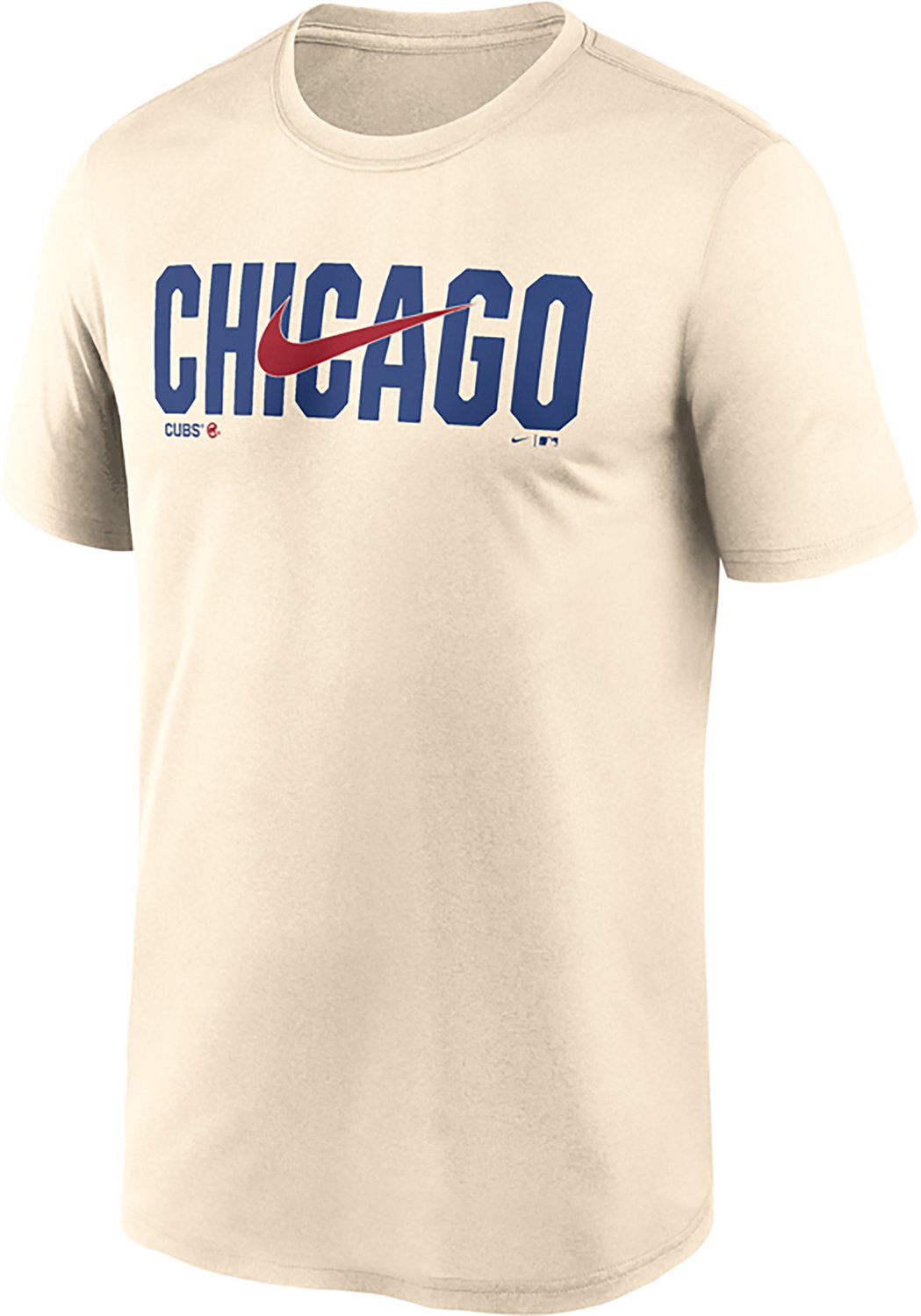 Nike Men's Chicago Cubs Primetime Swoosh Legend Graphic T-shirt - view number 2