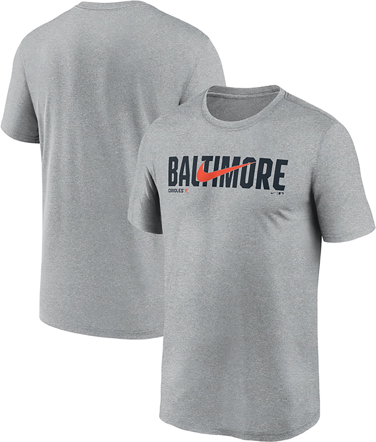 Nike Men's Baltimore Orioles Primetime Swoosh Legend Graphic T-shirt