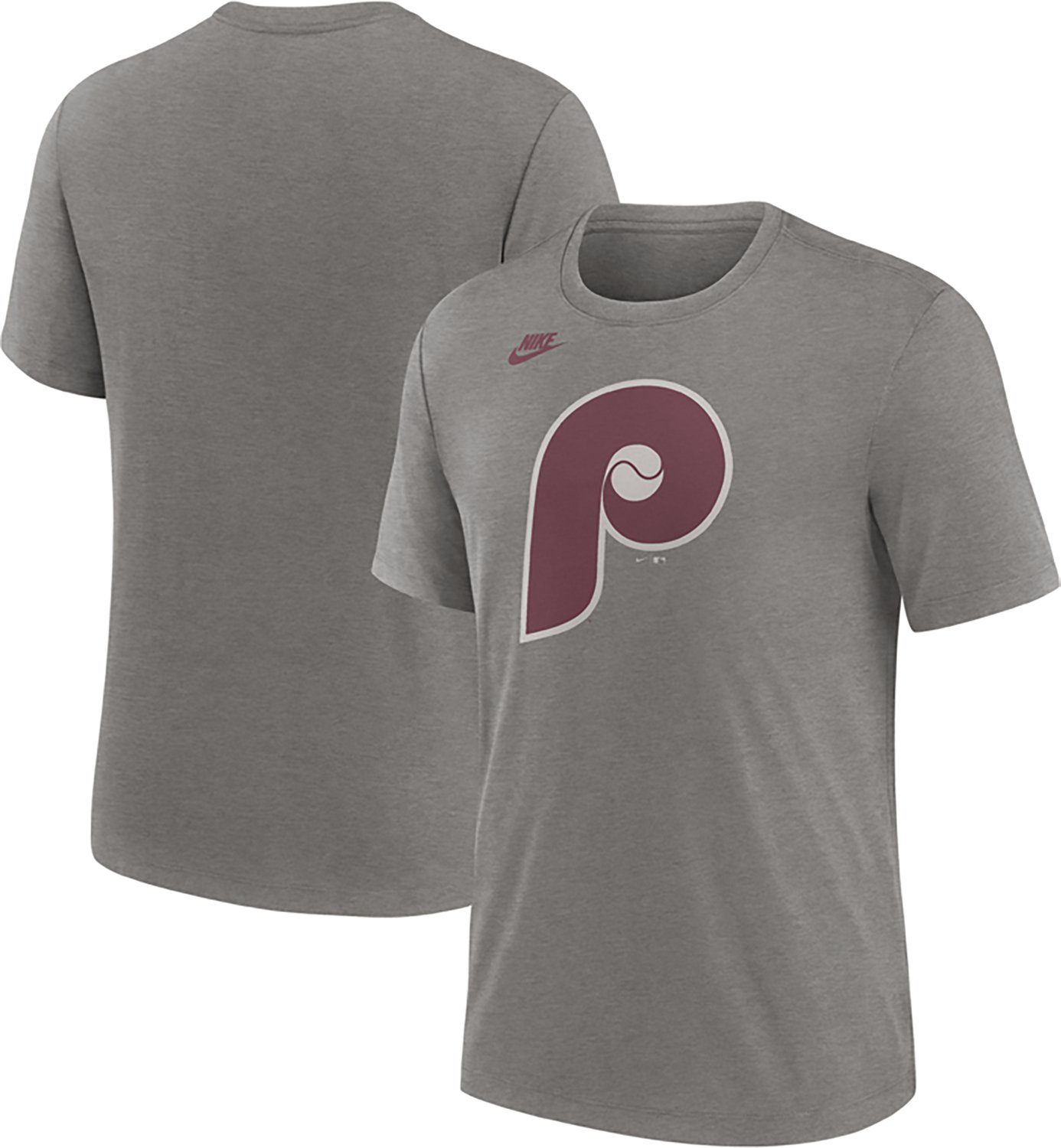 Nike Men's Phillies Cooperstown Overlocked Triblend T-shirt