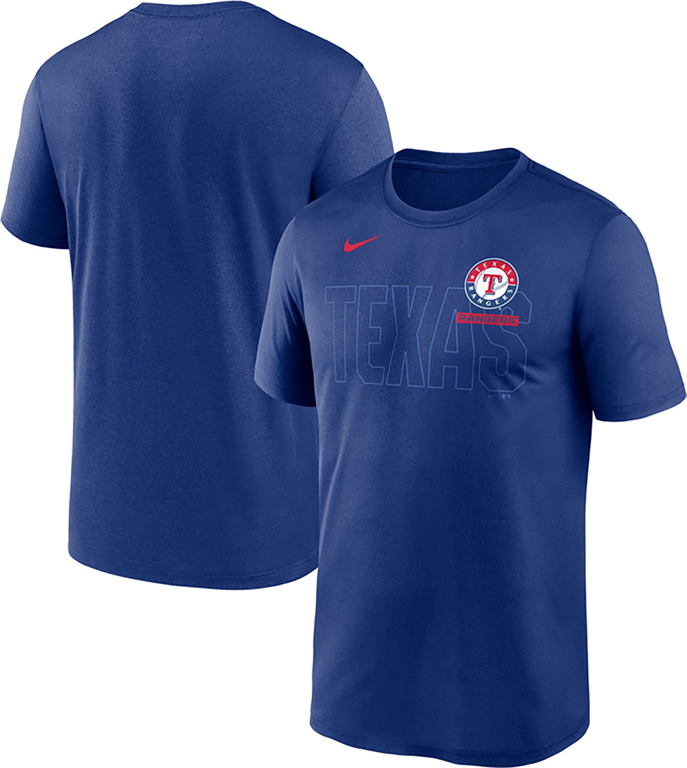 Nike Men's Texas Rangers Primetime Knockout Team Legend Graphic T-shirt