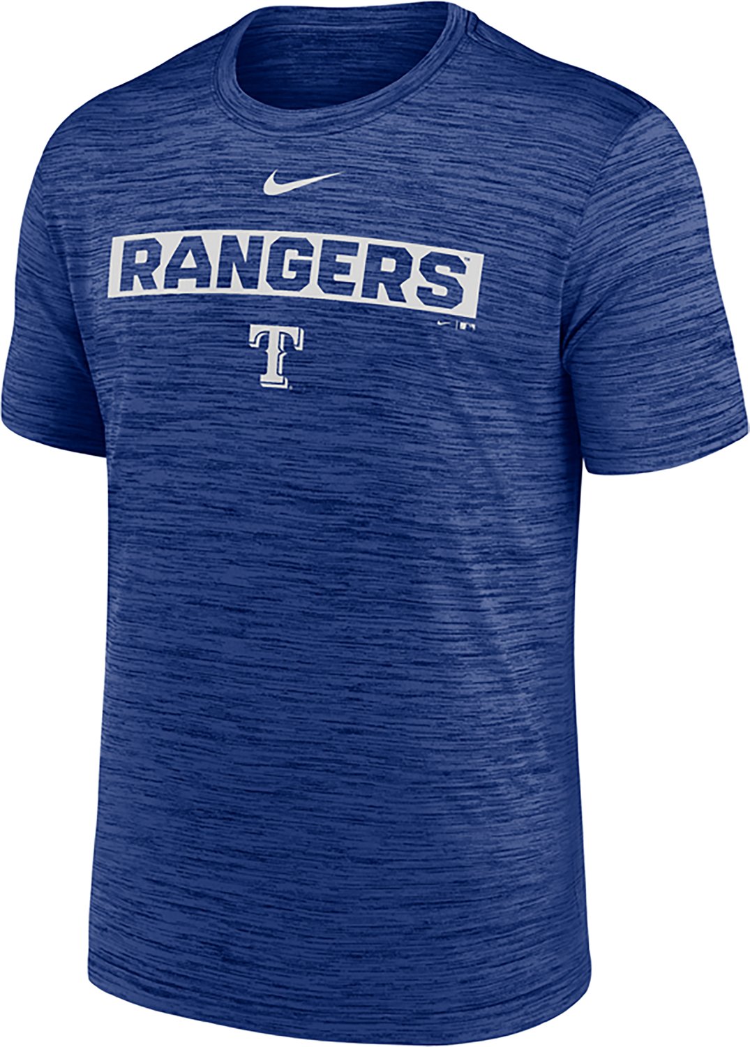 Nike Men's Texas Rangers Primetime Rewind Velocity Graphic T-shirt - view number 2