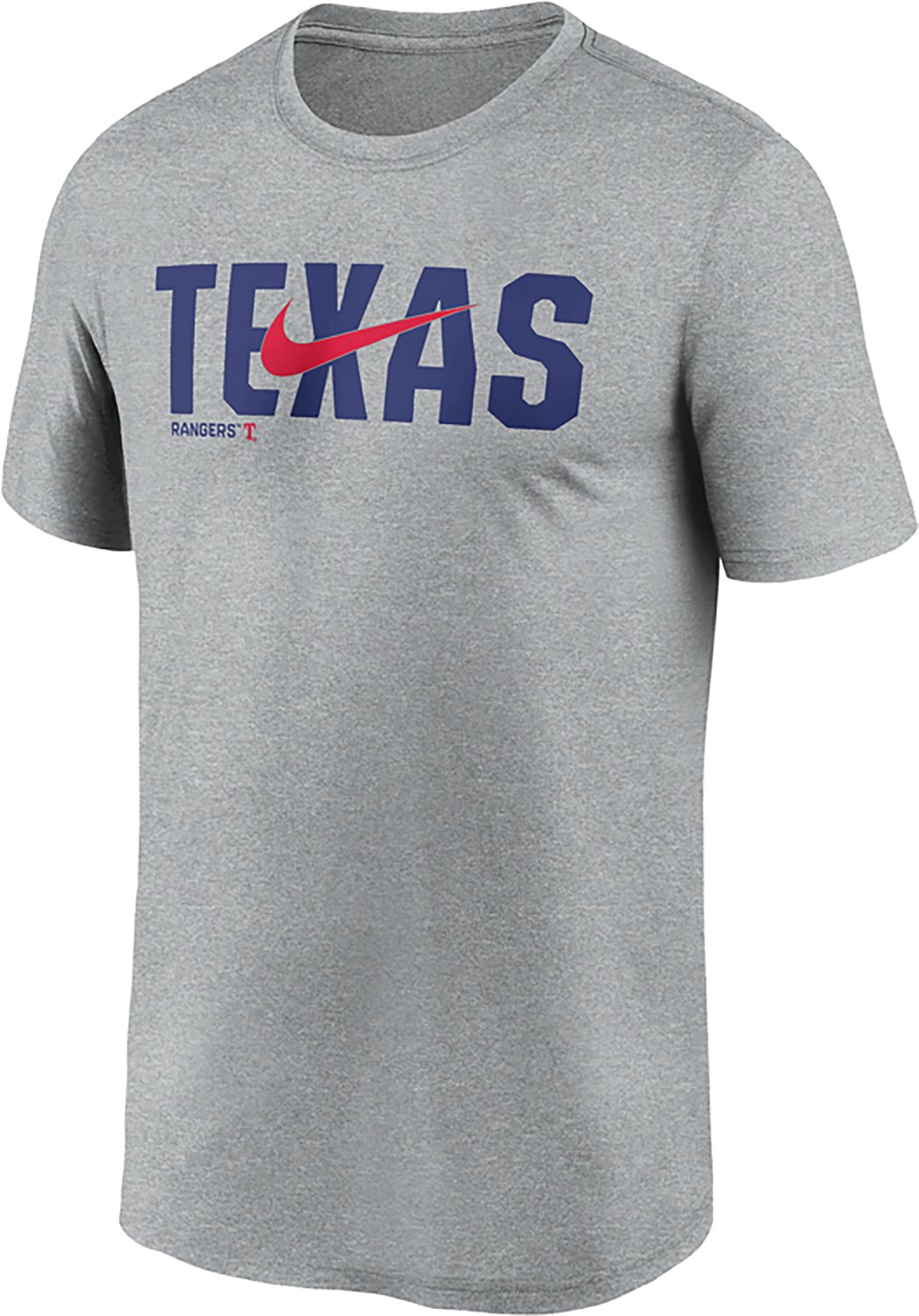 Nike Men's Texas Rangers Primetime Swoosh Legend Graphic T-shirt - view number 2