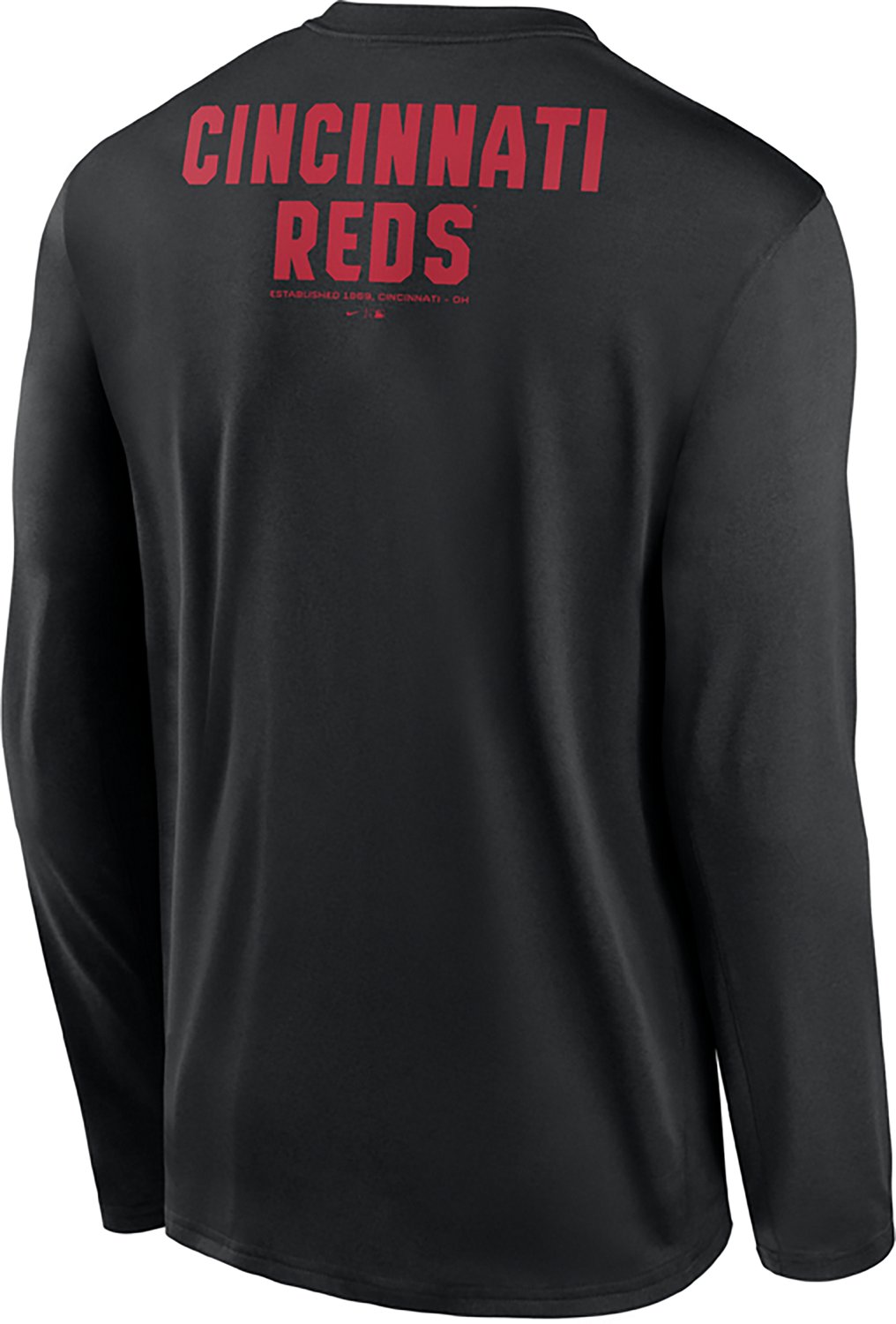 Nike Men's Cincinnati Reds Primetime 2 Hit Legend Long Sleeve Graphic T-shirt