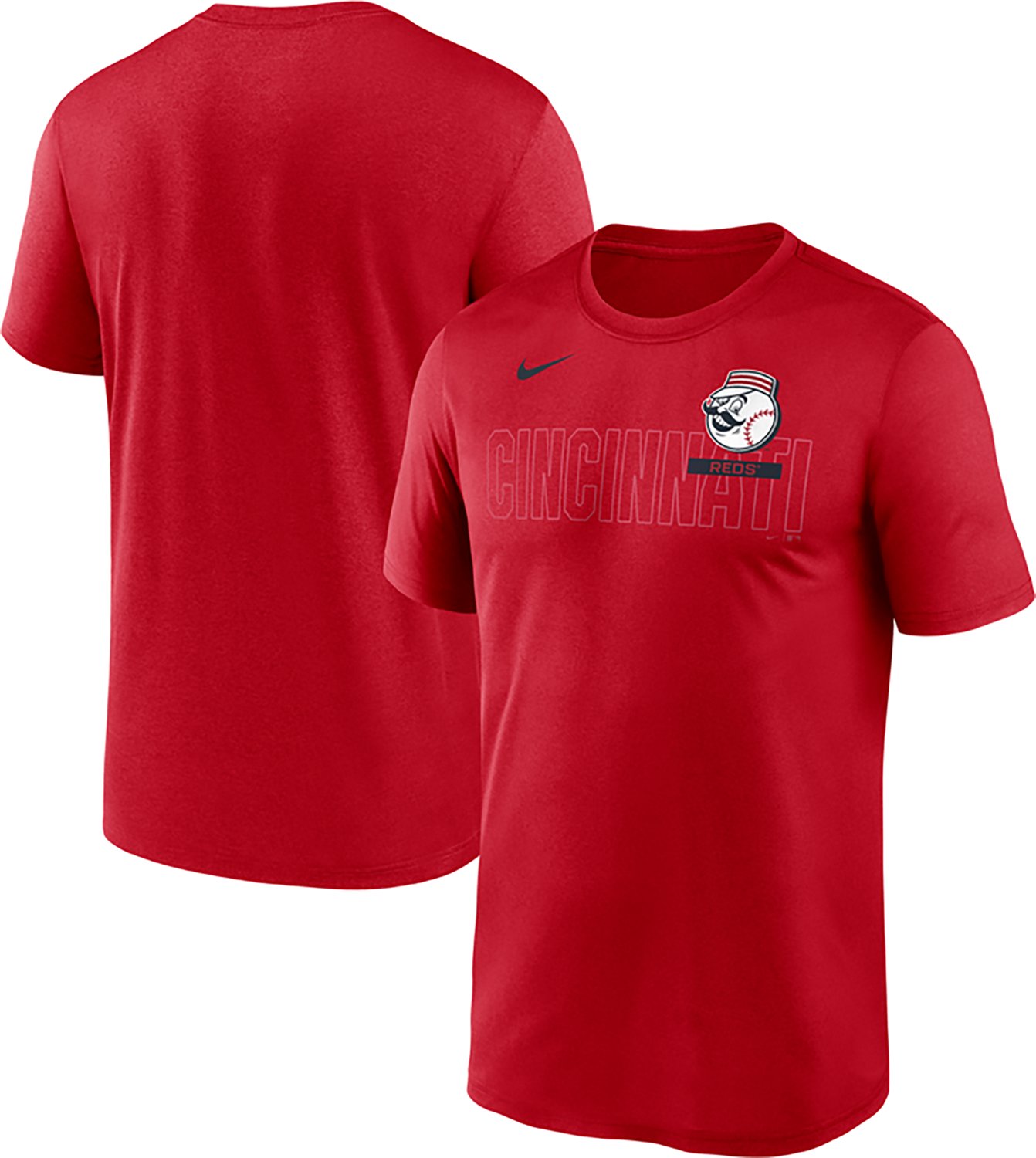 Nike Men's Cincinnati Reds Primetime Knockout Team Legend Graphic T-shirt