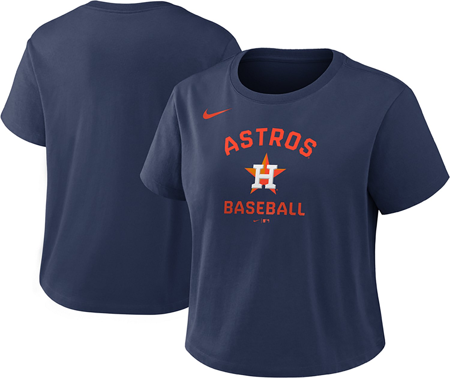 Nike Women's Astros Primetime Inside Block Mod T-shirt