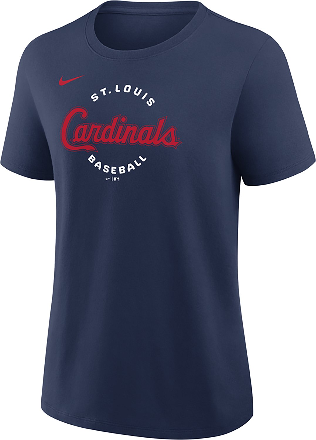 Nike Women's St. Louis Cardinals Primetime Script Cotton Short Sleeve T-shirt - view number 2
