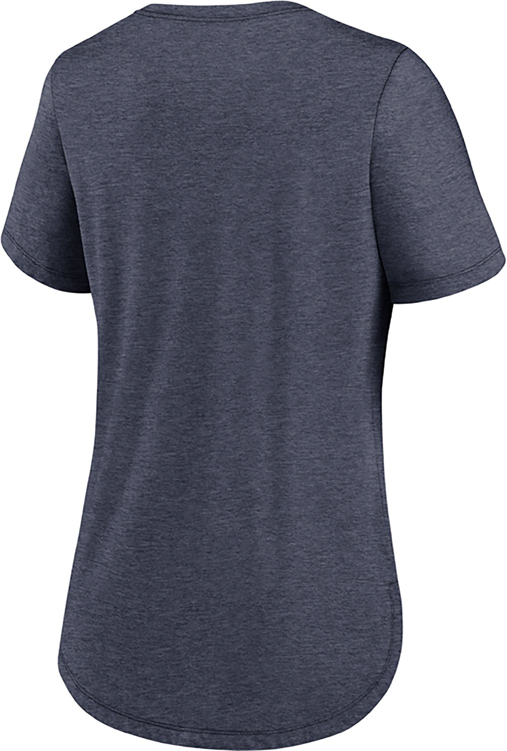 Nike Women's Braves Primetime Arched Wordmark Triblend T-shirt - view number 3