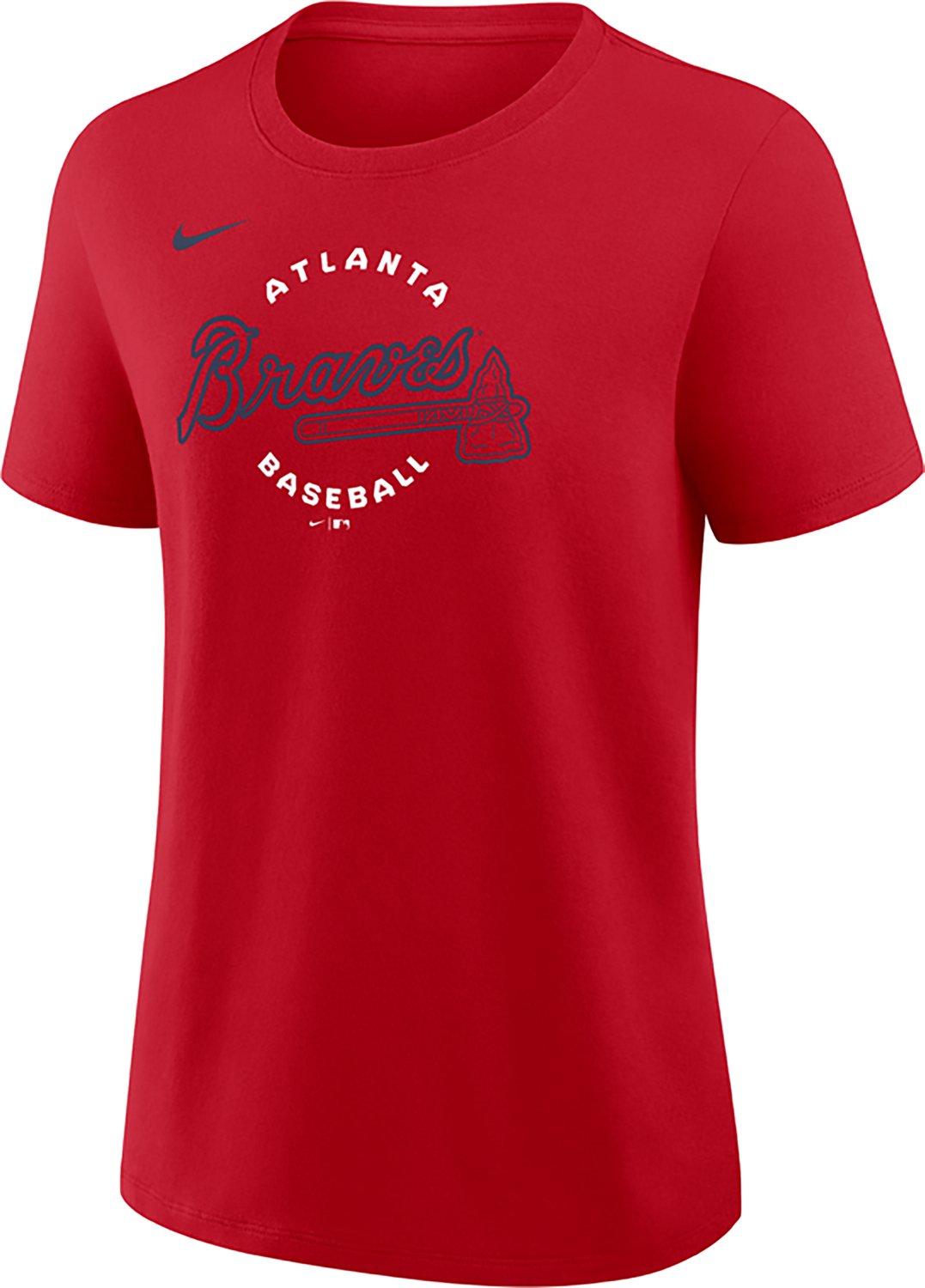 Nike Women's Atlanta Braves Primetime Script Cotton Short Sleeve T-shirt - view number 2