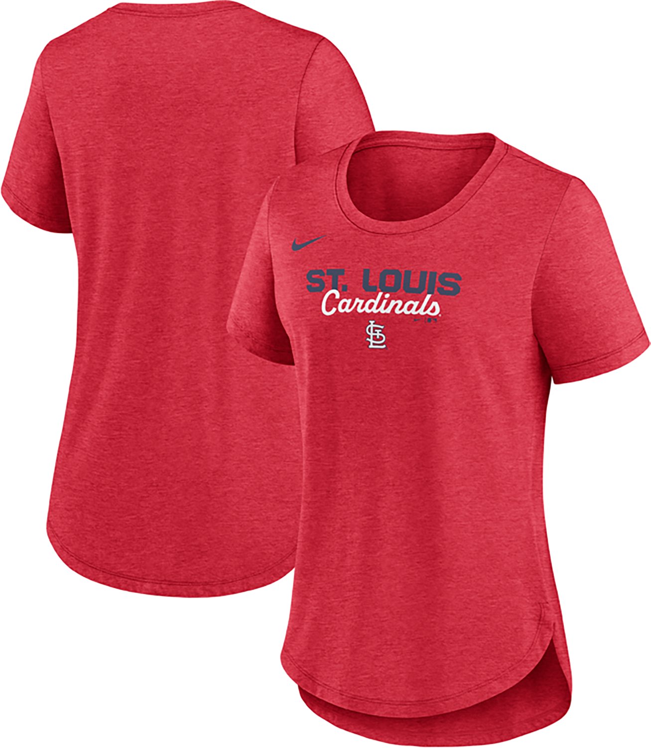 Nike Women's Cardinals Primetime Arched Wordmark Triblend T-shirt