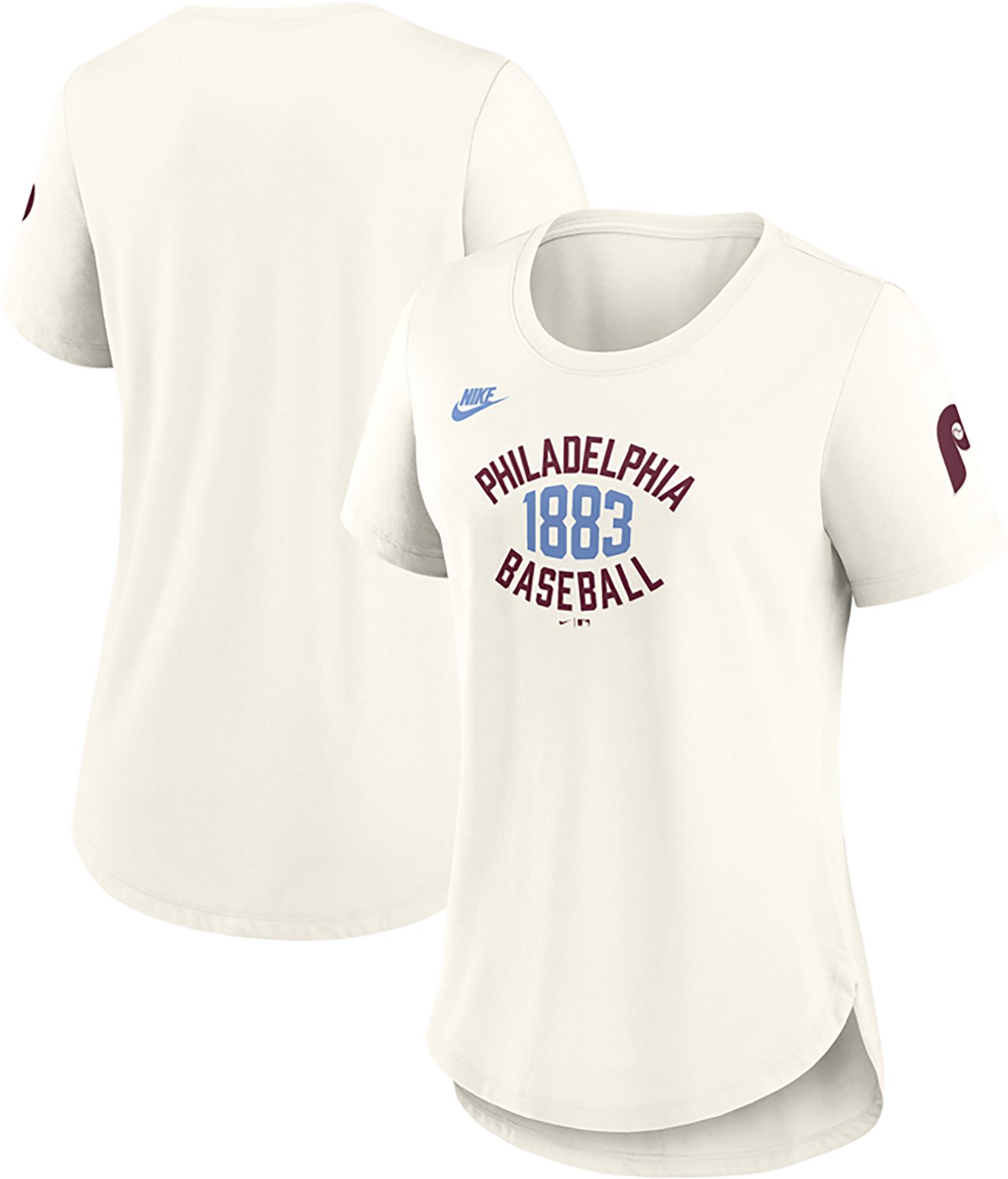 Nike Women's Phillies Cooperstown '70s Inspired Triblend T-shirt