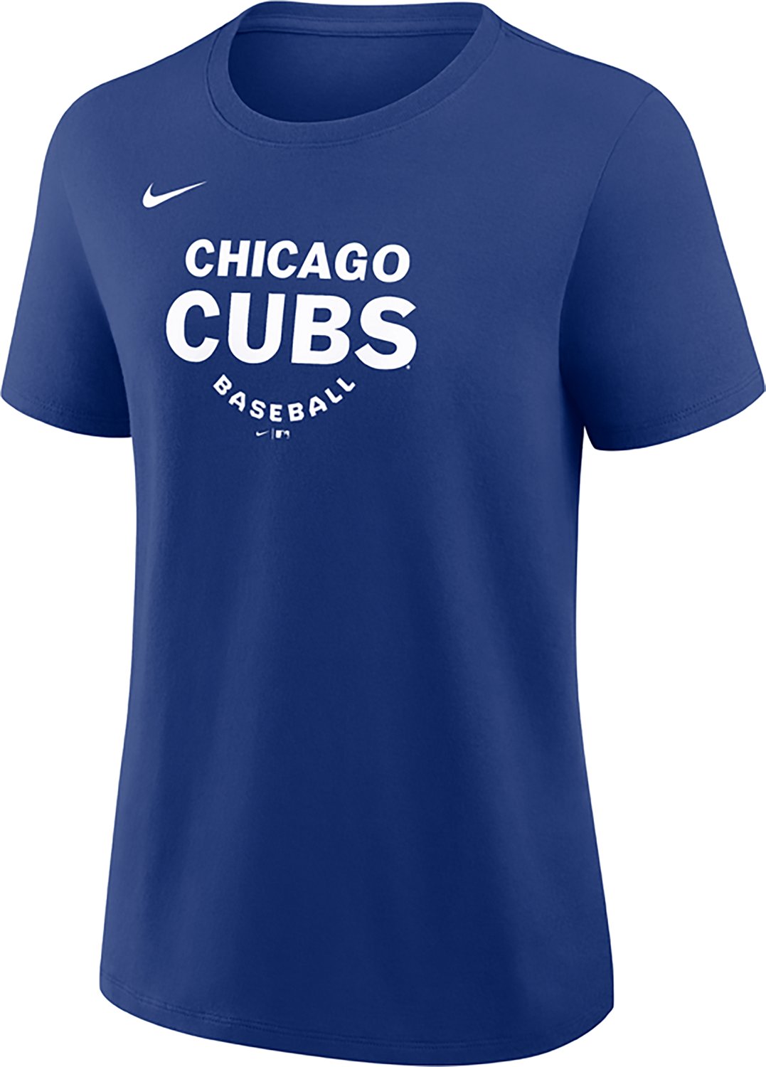 Nike Women's Chicago Cubs Primetime Script Cotton Short Sleeve T-shirt - view number 2