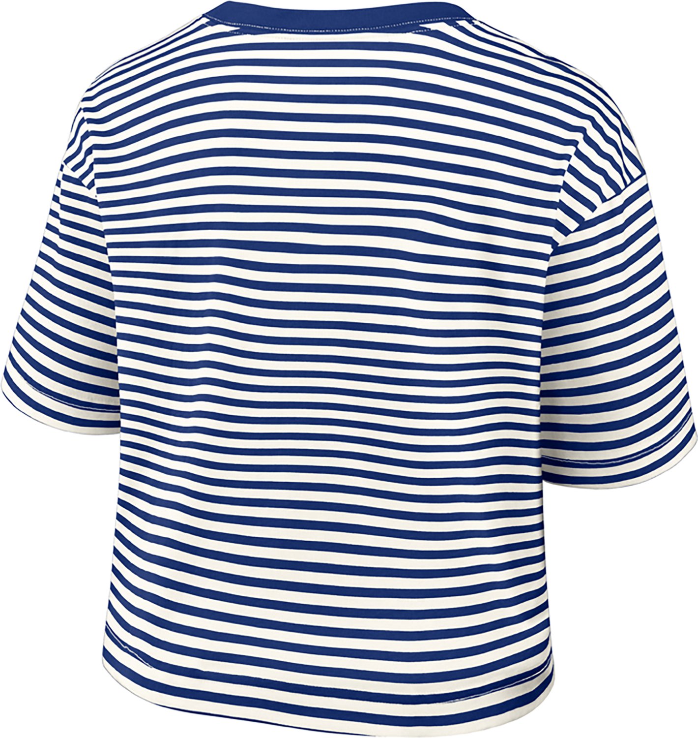 Nike Women's Rangers Cooperstown Striped Crop T-shirt - view number 3