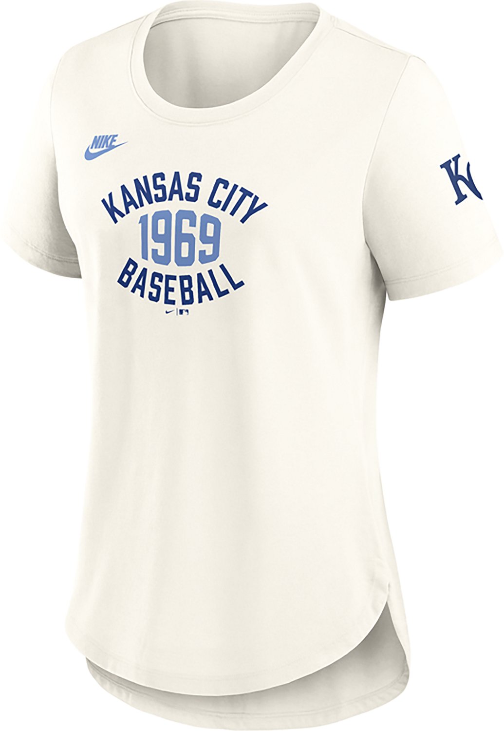 Nike Women's Royals Cooperstown '70s Inspired Triblend T-shirt - view number 2
