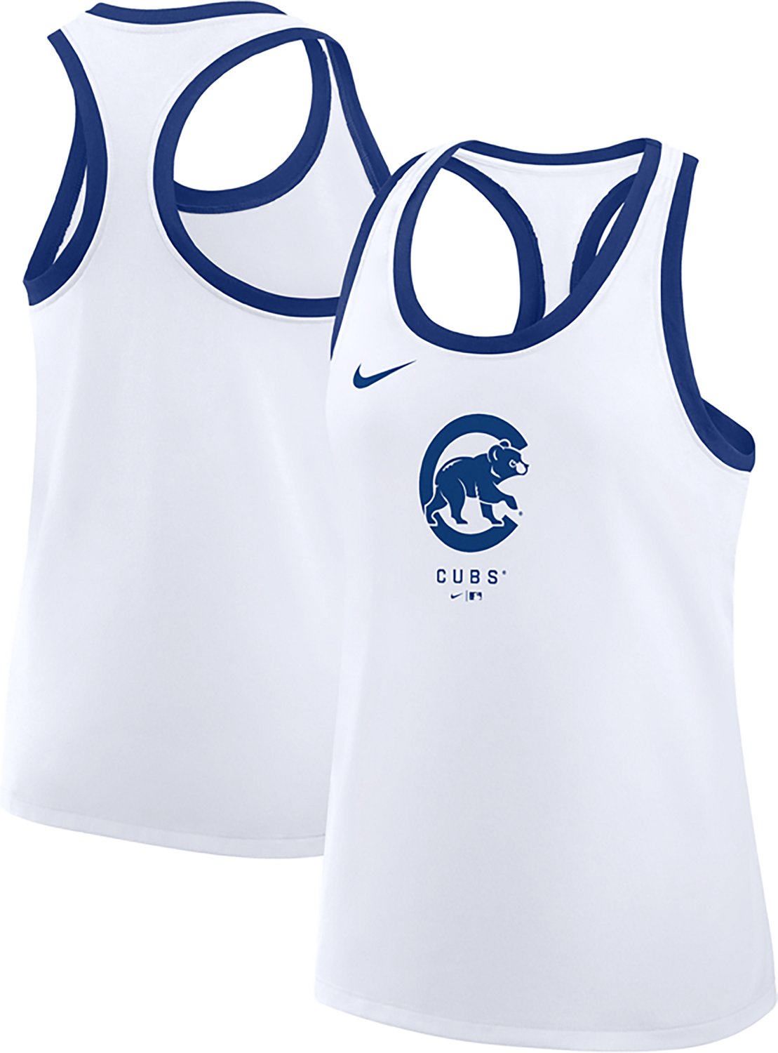 Nike Women's Cubs Team Logo Racerback Tank Top - view number 4