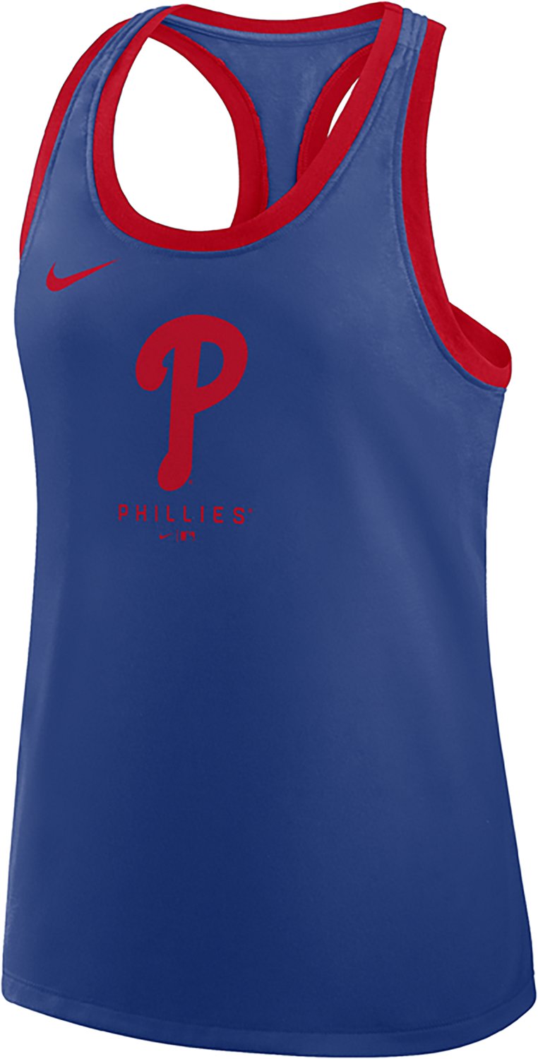Nike Women's Phillies Team Logo Racerback Tank Top - view number 5