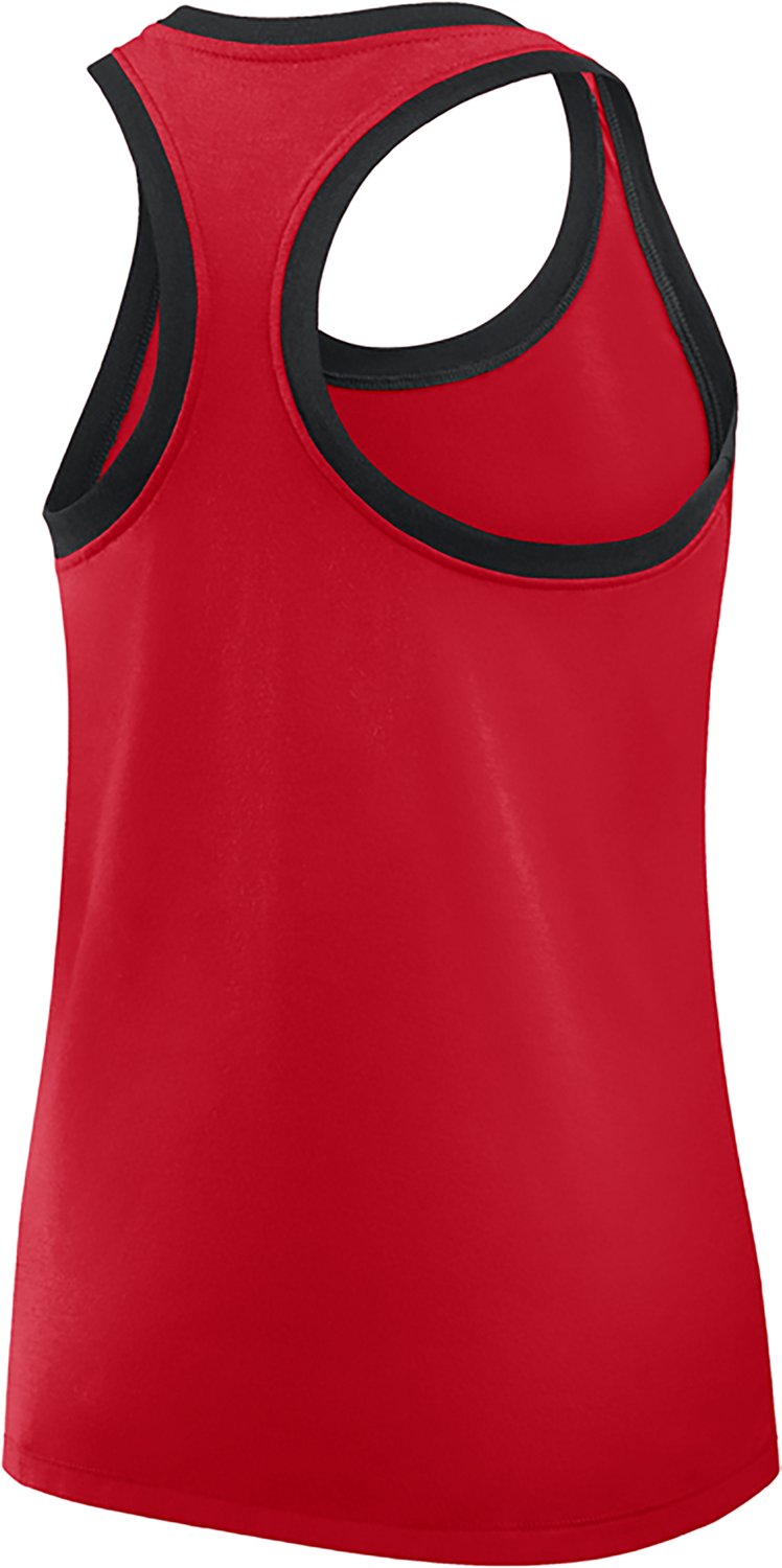 Nike Women's Reds Team Logo Racerback Tank Top - view number 6