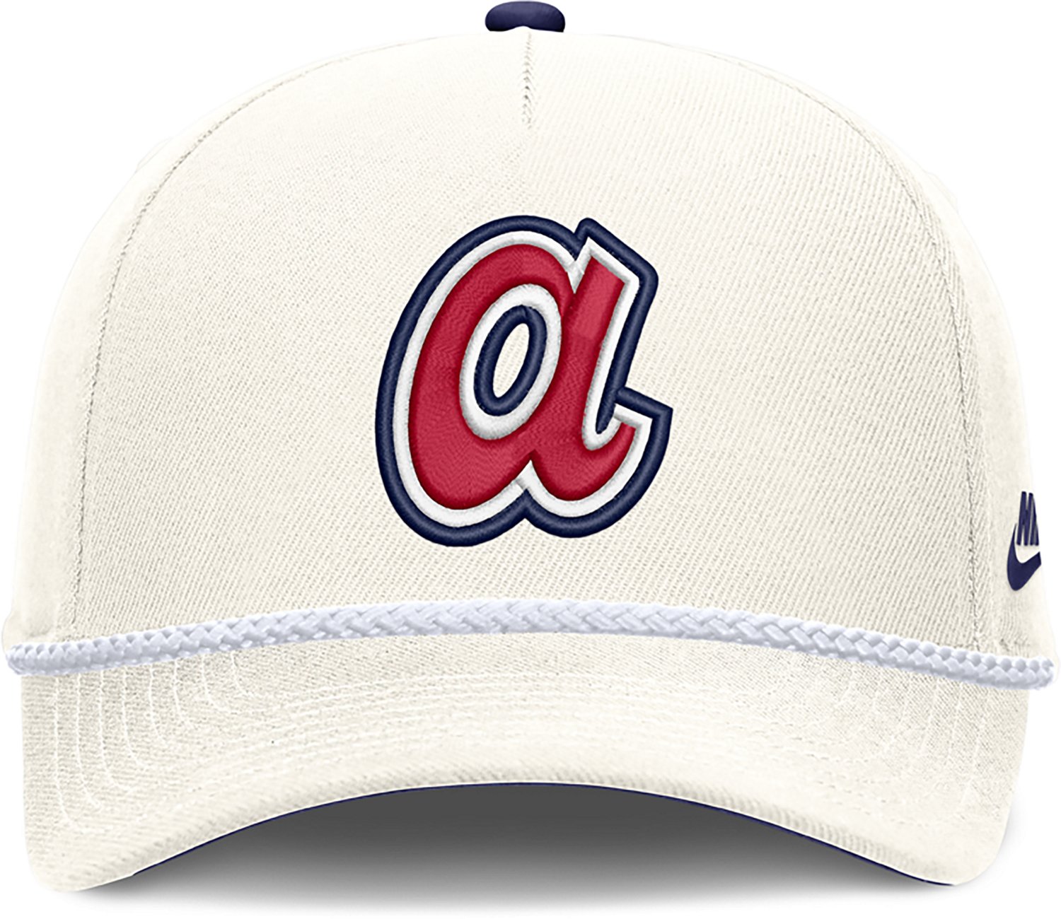 Nike Men's Atlanta Braves Cooperstown Rise Structured Cap - view number 2