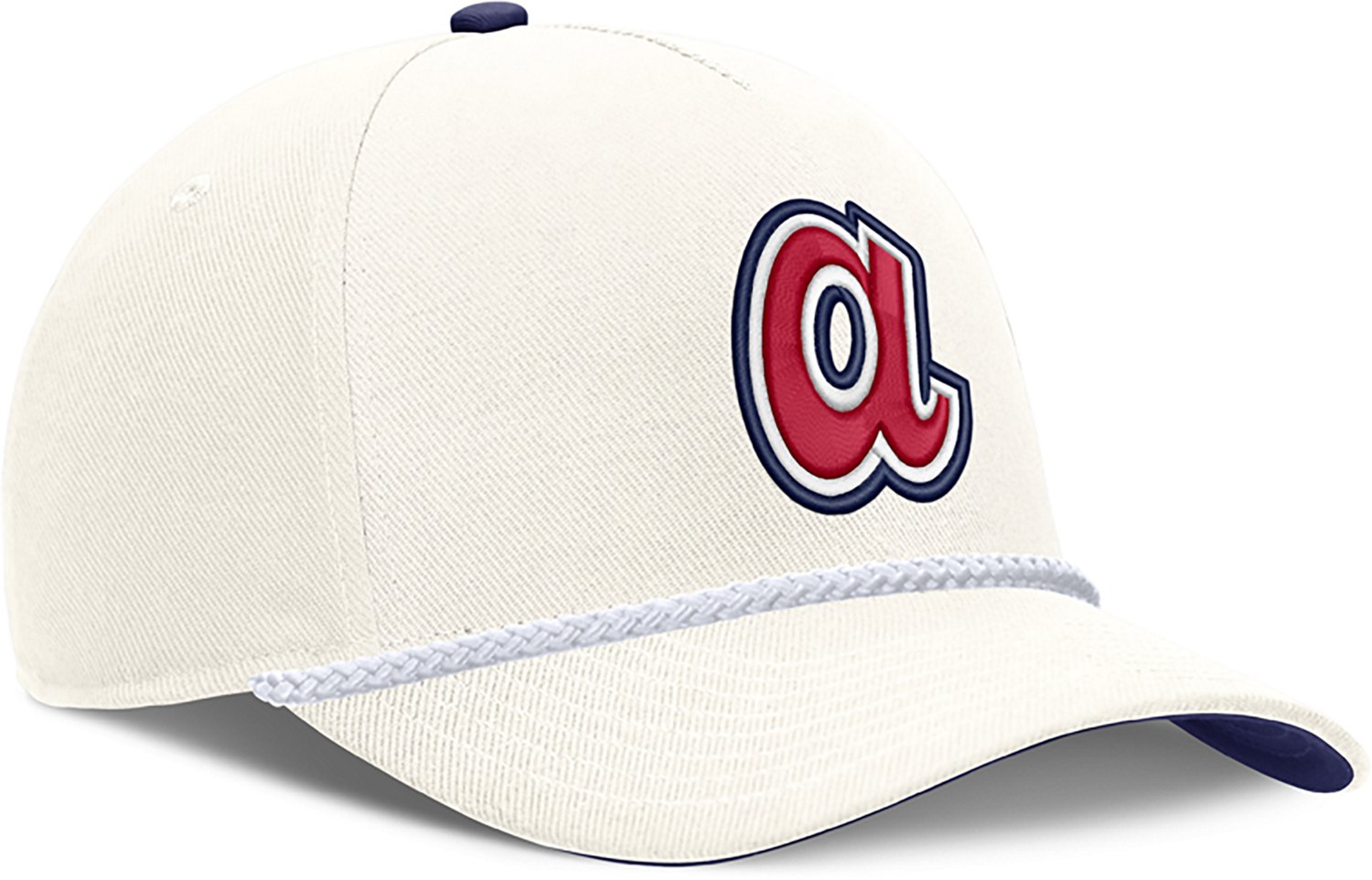Nike Men's Atlanta Braves Cooperstown Rise Structured Cap - view number 3