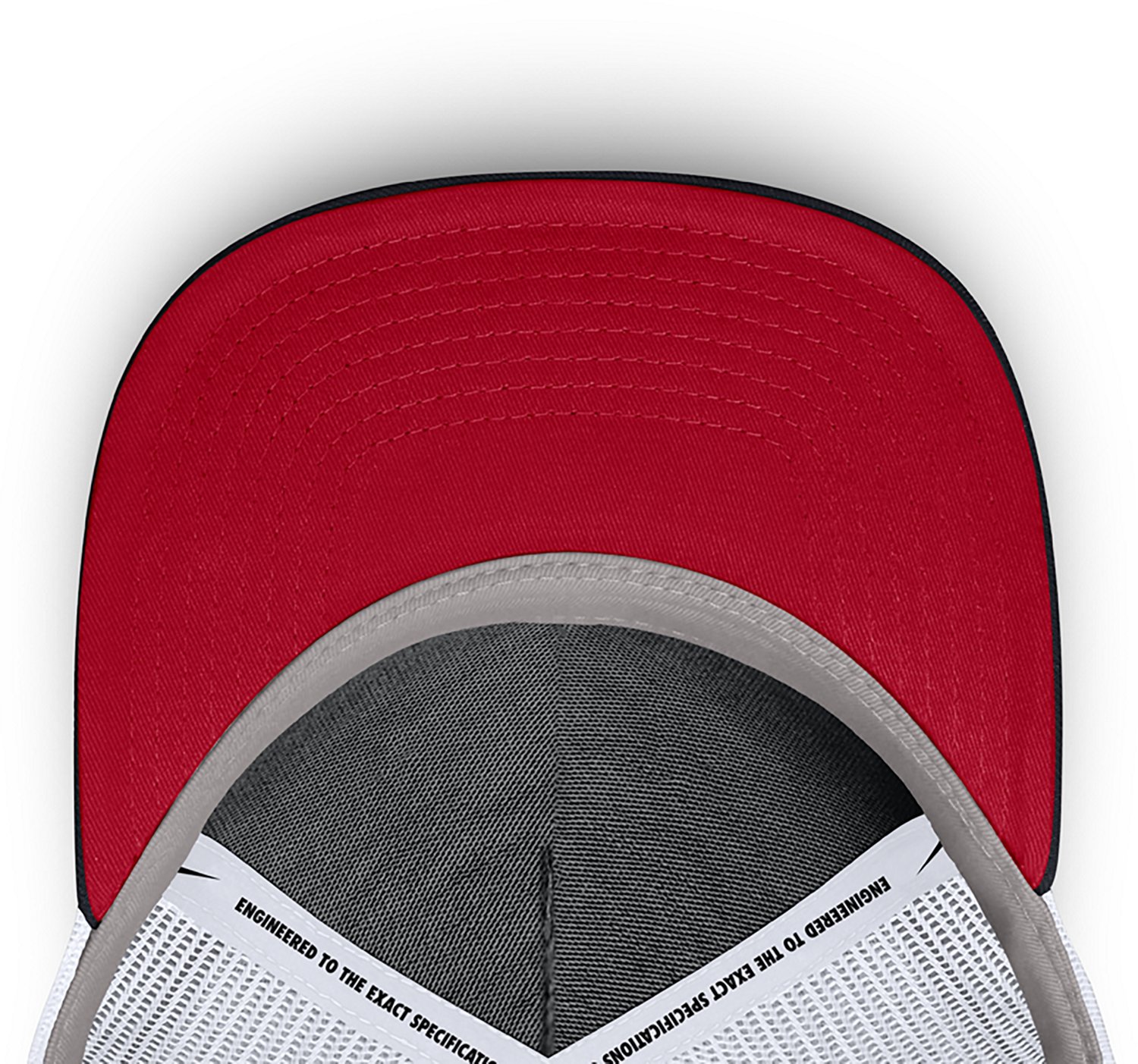 Nike Men's Atlanta Braves Primetime Rise Dri-FIT Structured 5-Panel Trucker Cap - view number 5