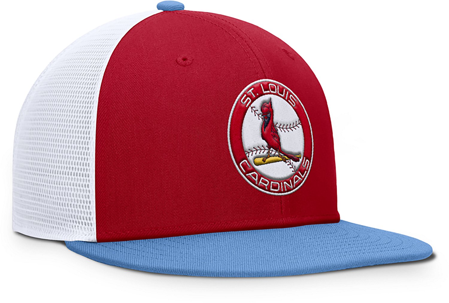 Nike Men's St. Louis Cardinals Cooperstown Dri-FIT Pro Structured Trucker Cap - view number 3