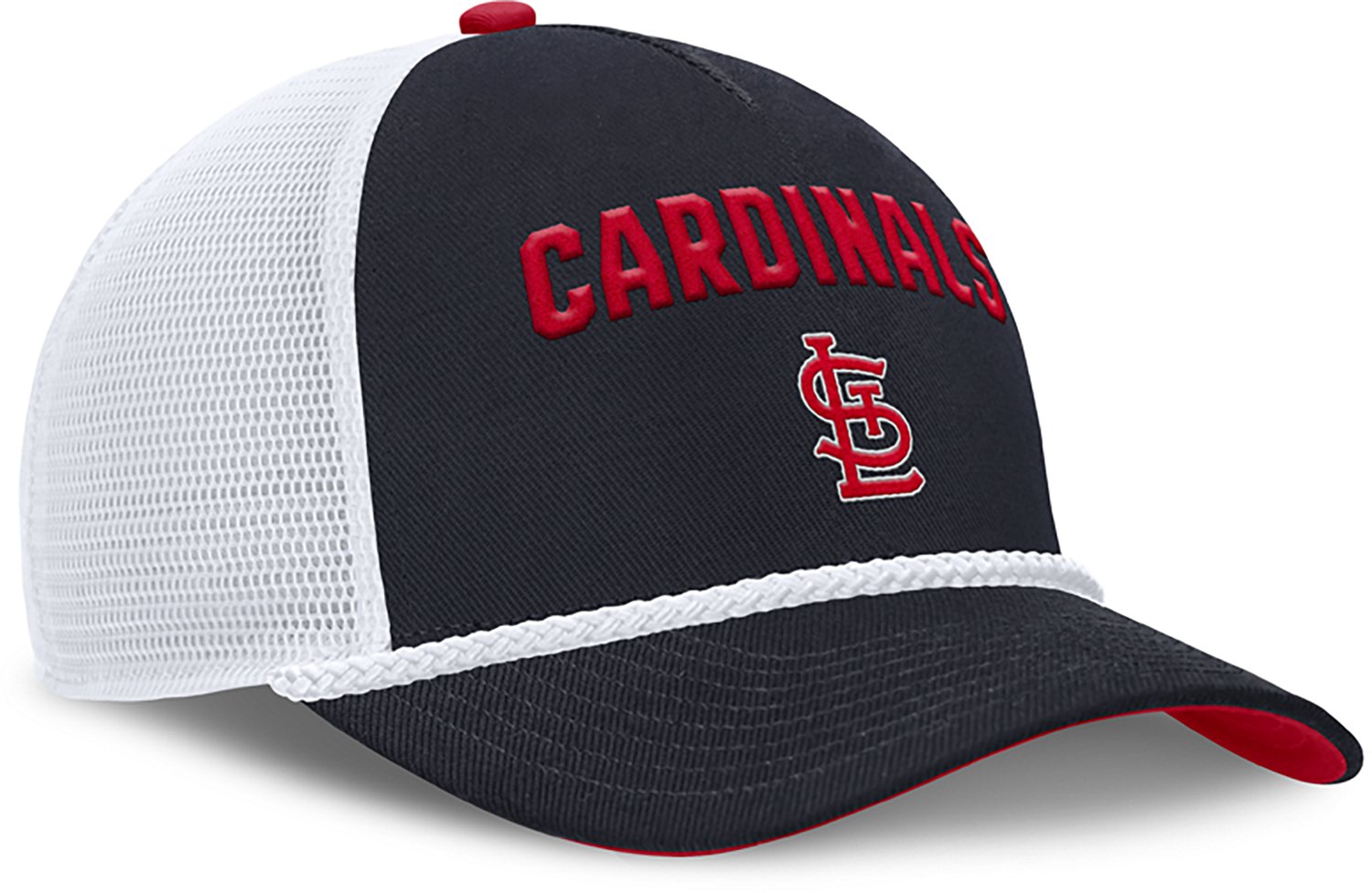 Nike Men's St. Louis Cardinals Primetime Rise Structured Trucker Cap