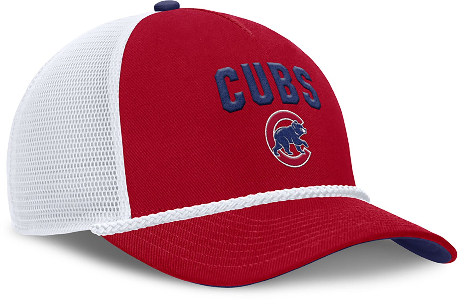 Nike Men's Chicago Cubs Primetime Rise Structured Trucker Cap - view number 3