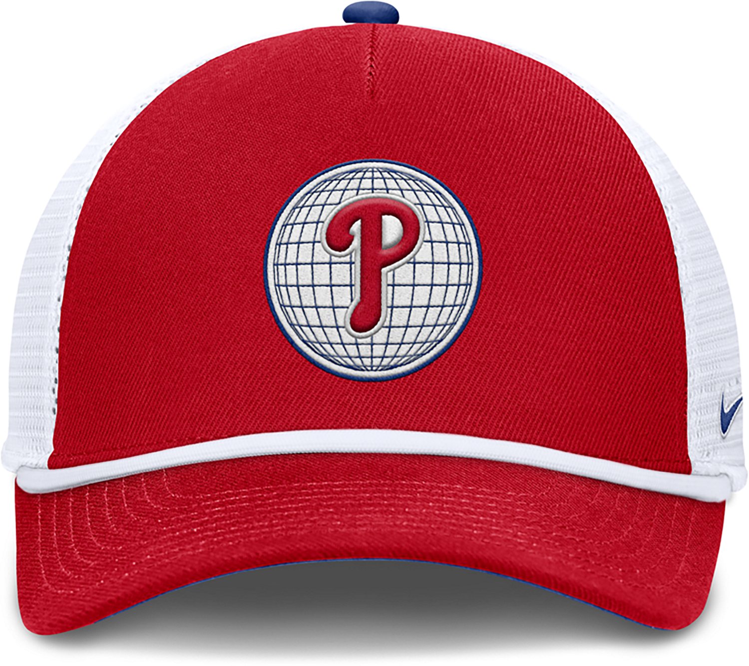 Nike Men's Philadelphia Phillies Primetime Rise Dri-FIT Structured 5-Panel Trucker Cap - view number 2