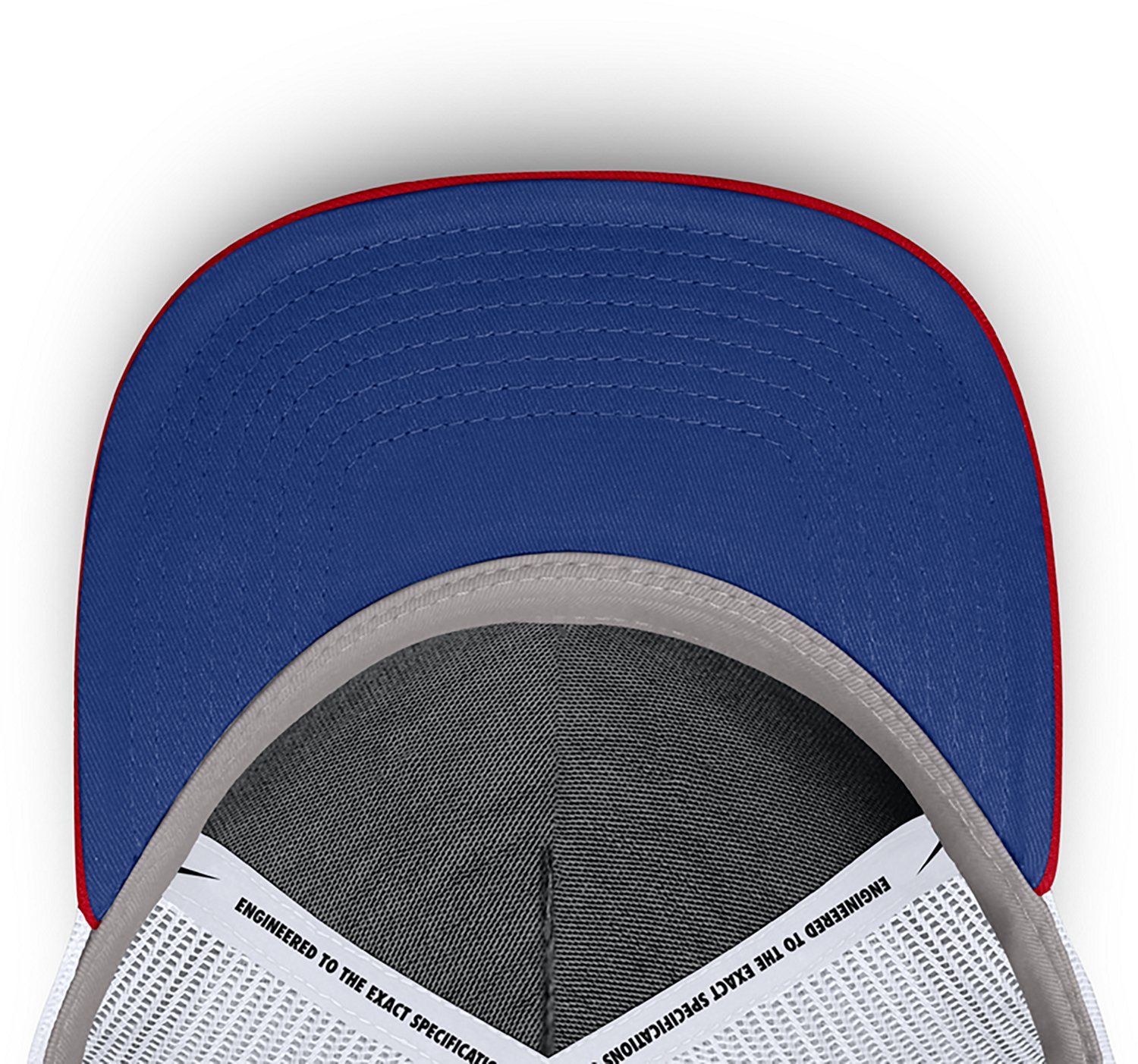 Nike Men's Philadelphia Phillies Primetime Rise Dri-FIT Structured 5-Panel Trucker Cap - view number 5