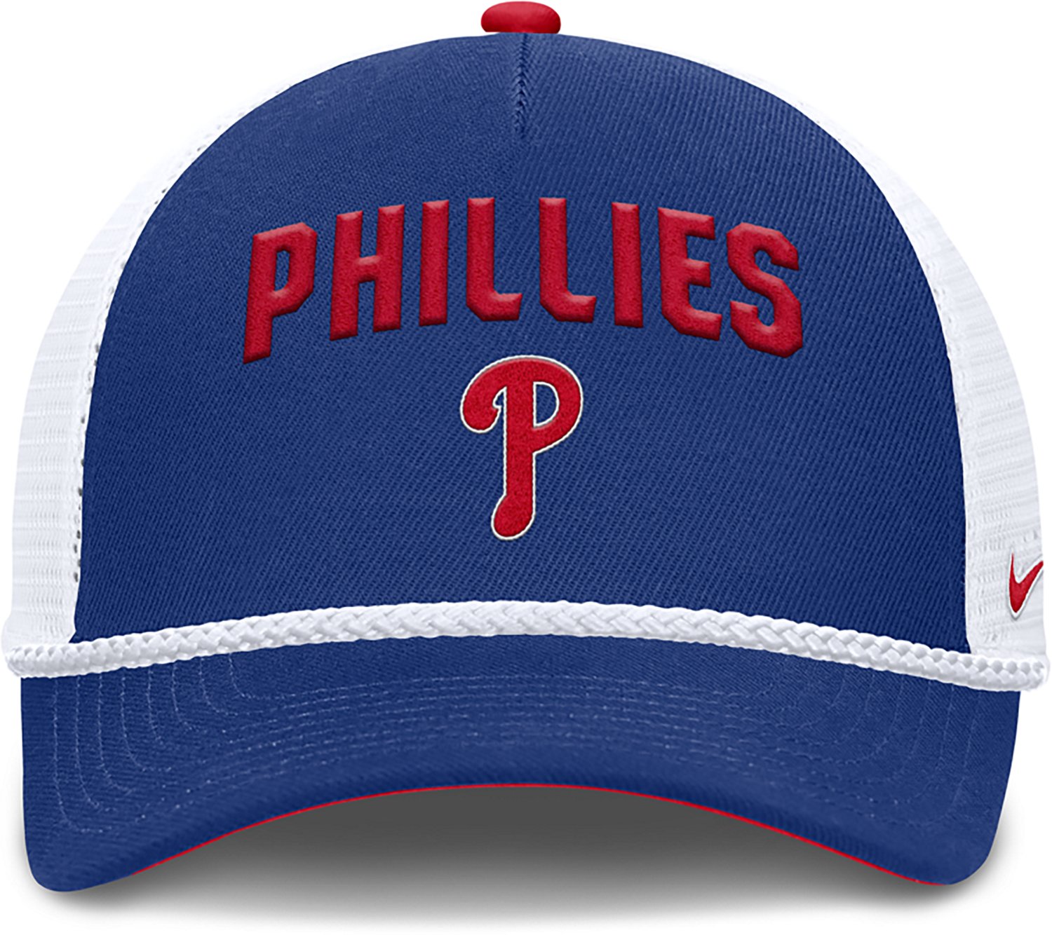 Nike Men's Philadelphia Phillies Primetime Rise Structured Trucker Cap - view number 2