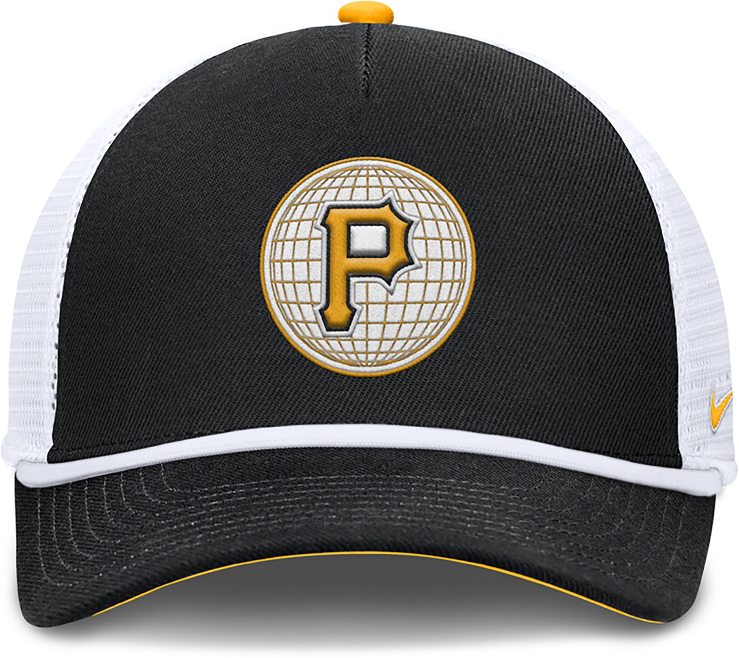 Nike Men's Pittsburgh Pirates Primetime Rise Dri-FIT Structured 5-Panel Trucker Cap - view number 2