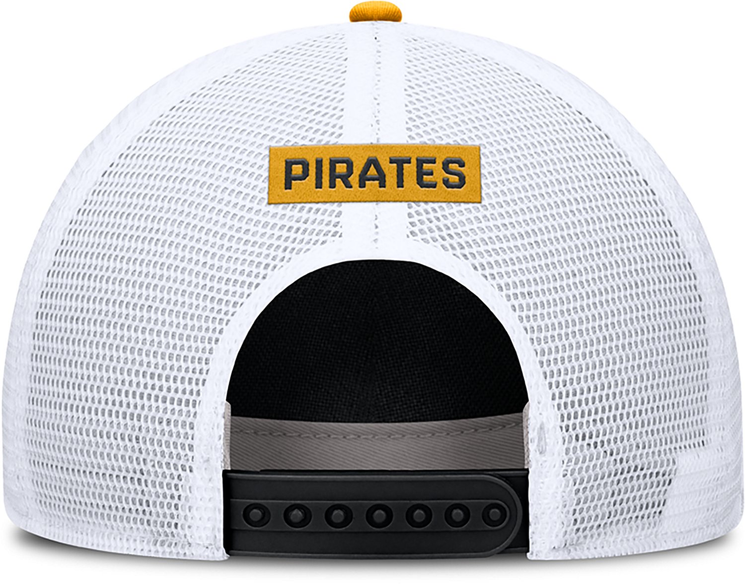 Nike Men's Pittsburgh Pirates Primetime Rise Dri-FIT Structured 5-Panel Trucker Cap - view number 4