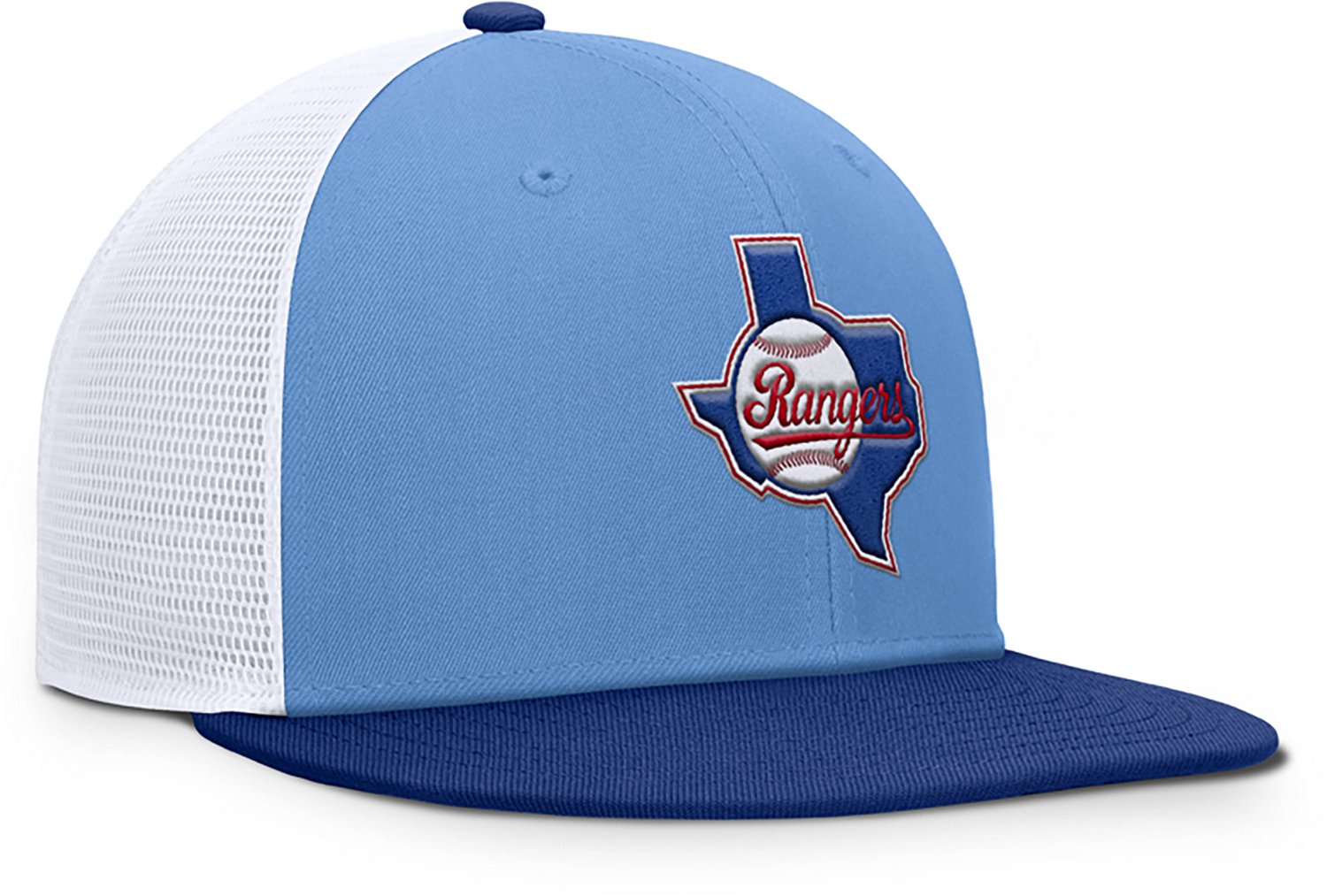 Nike Men's Texas Rangers Cooperstown Dri-FIT Pro Structured Trucker Cap - view number 3