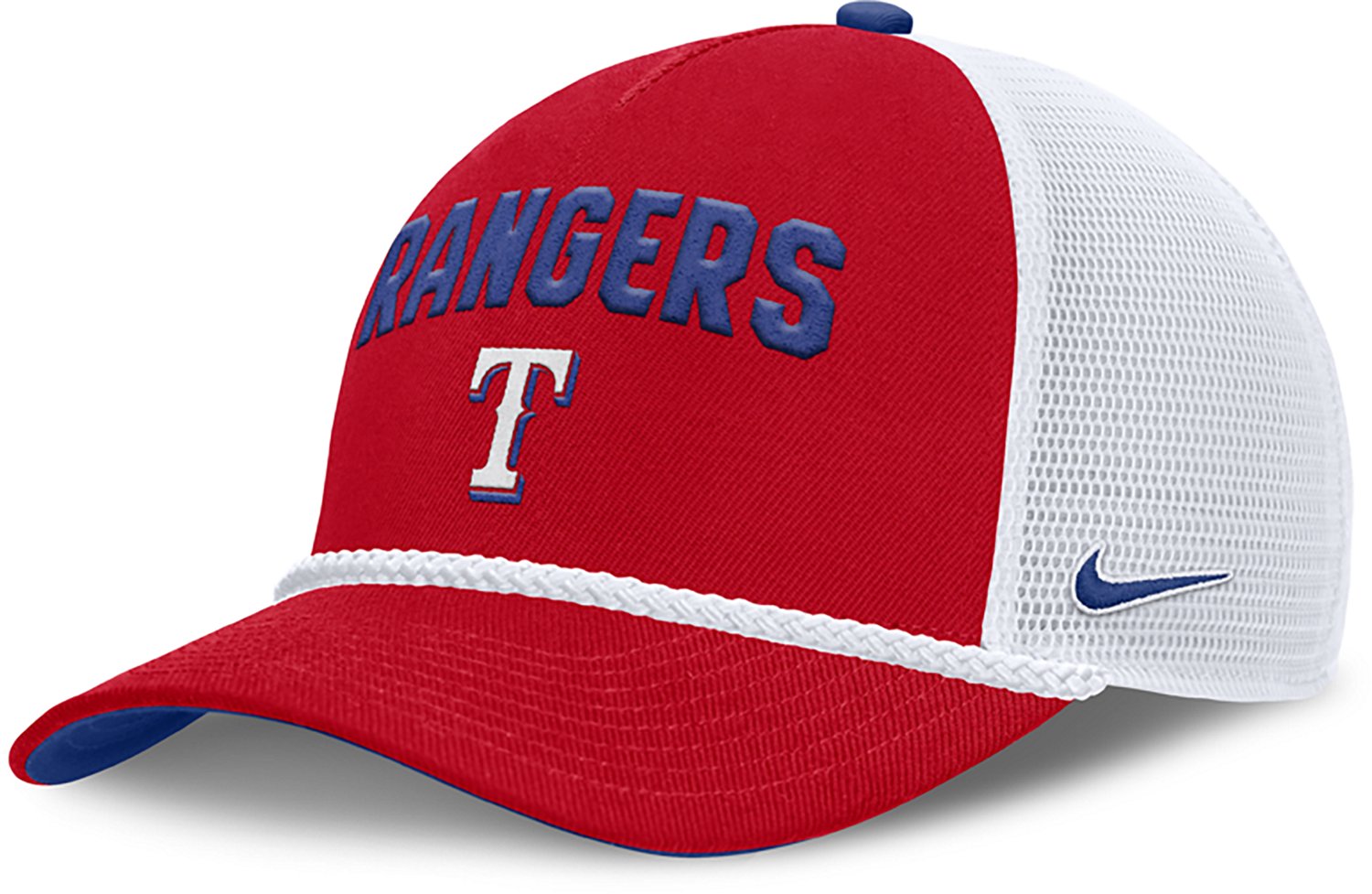 Nike Men's Texas Rangers Primetime Rise Structured Trucker Cap