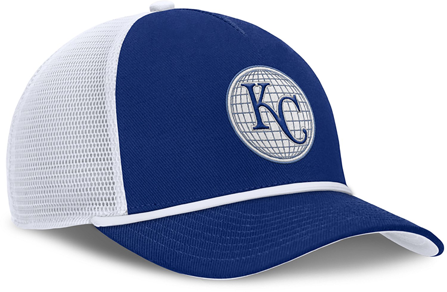 Nike Men's Kansas City Royals Primetime Rise Dri-FIT Structured 5-Panel Trucker Cap - view number 3