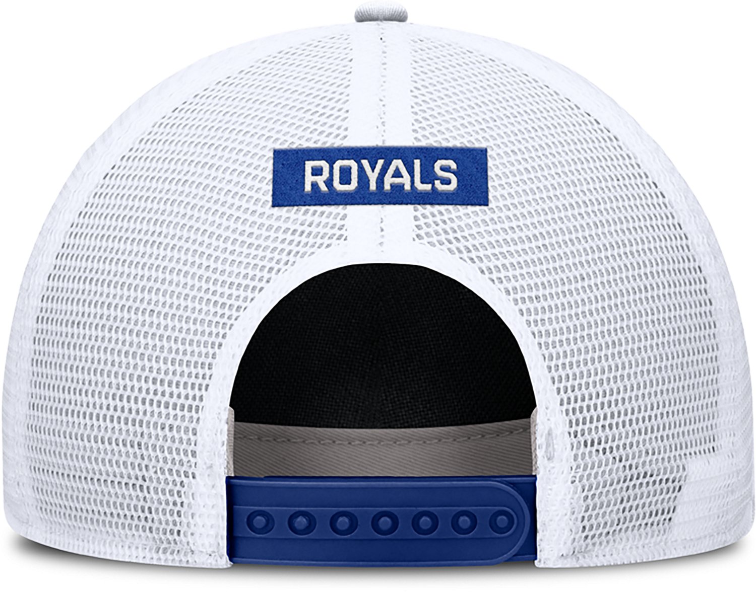 Nike Men's Kansas City Royals Primetime Rise Dri-FIT Structured 5-Panel Trucker Cap - view number 4
