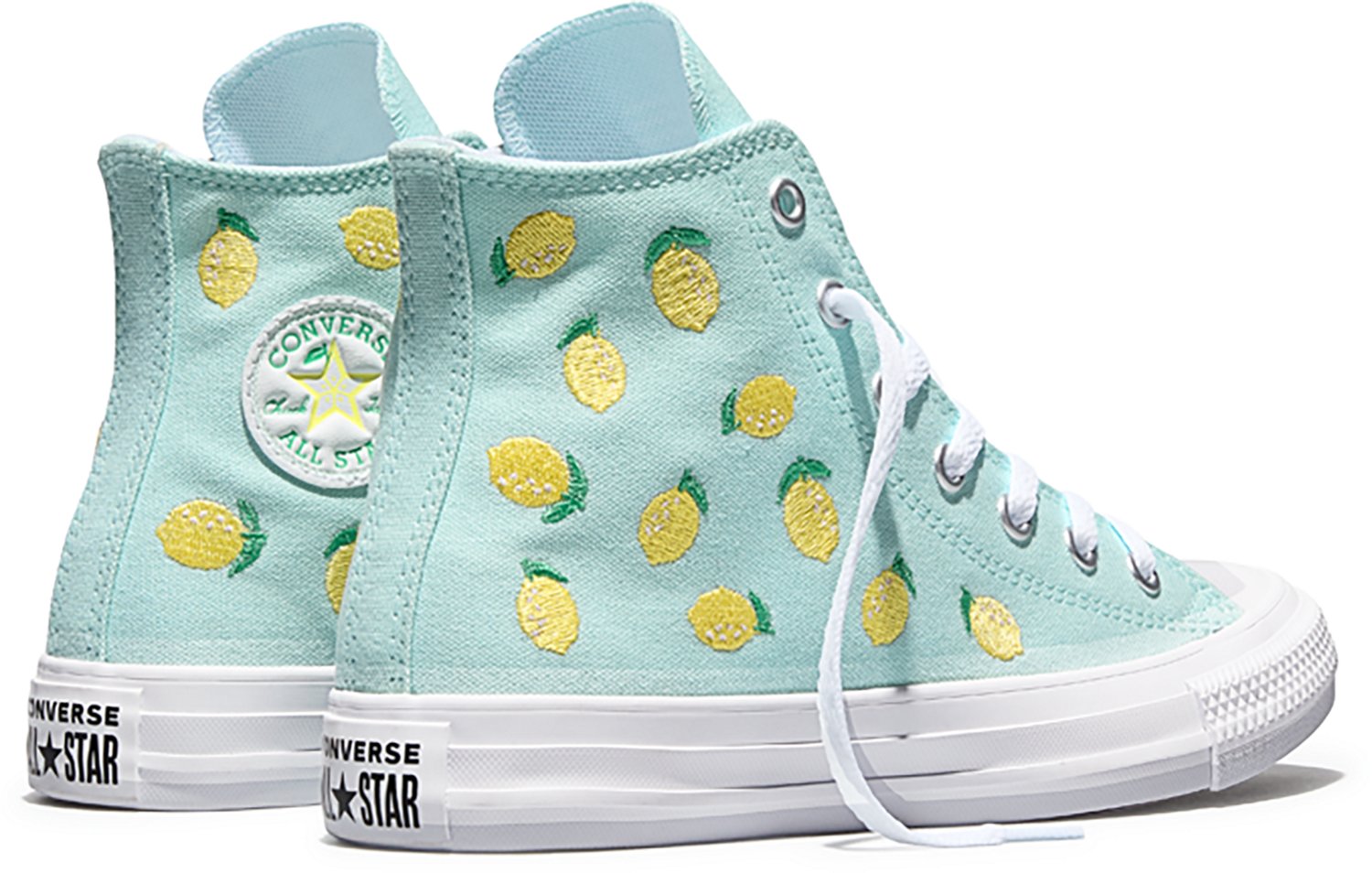 Converse Girls' Chuck Taylor All Star Embroidered Citrus Easy On Shoes - view number 4
