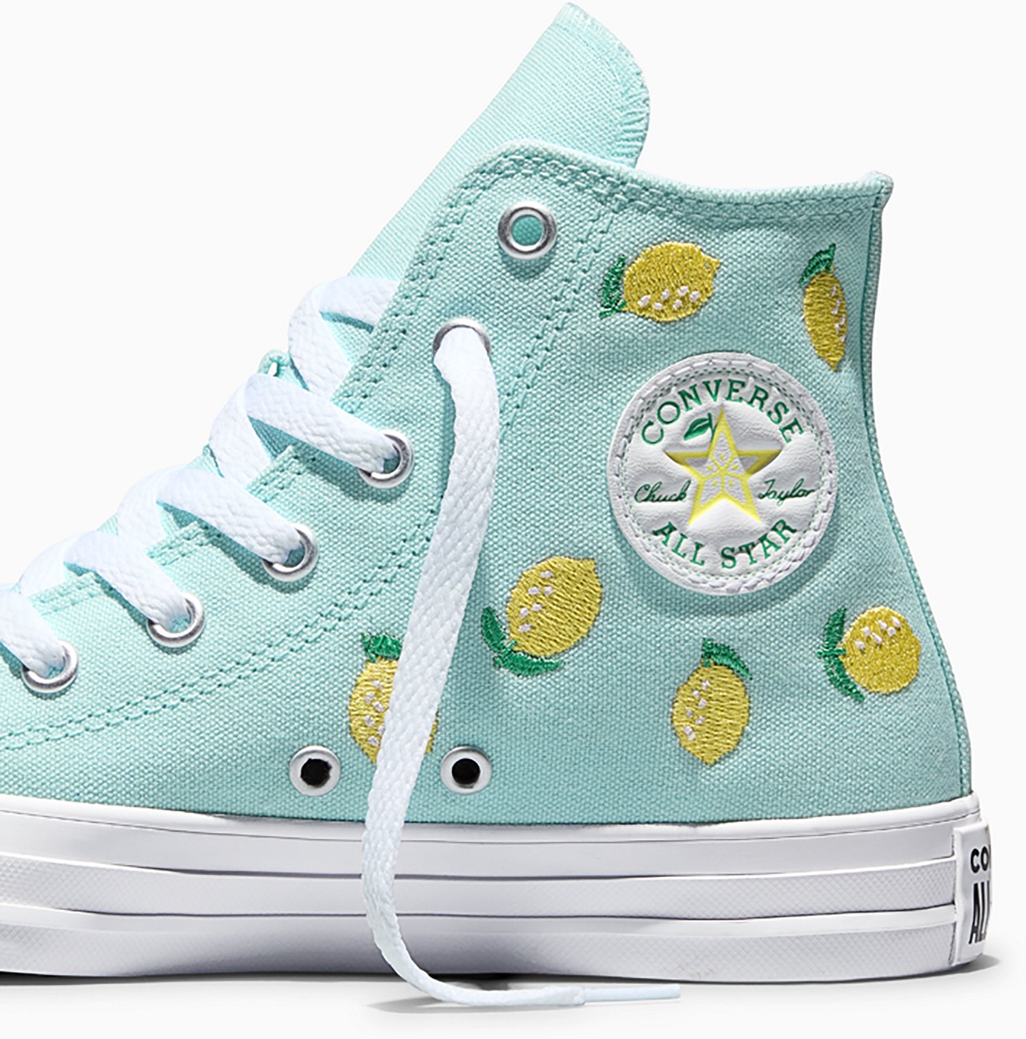 Converse Girls' Chuck Taylor All Star Embroidered Citrus Easy On Shoes - view number 7