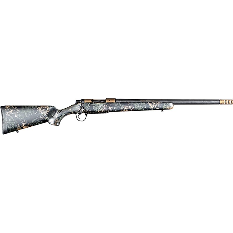 Christensen Arms Ridgeline FFT Burnt Bronze 308 Win 16"Bbl Burnt Bronze Cerakote Action Carbon with Green & Tan Stock 801-06198-02