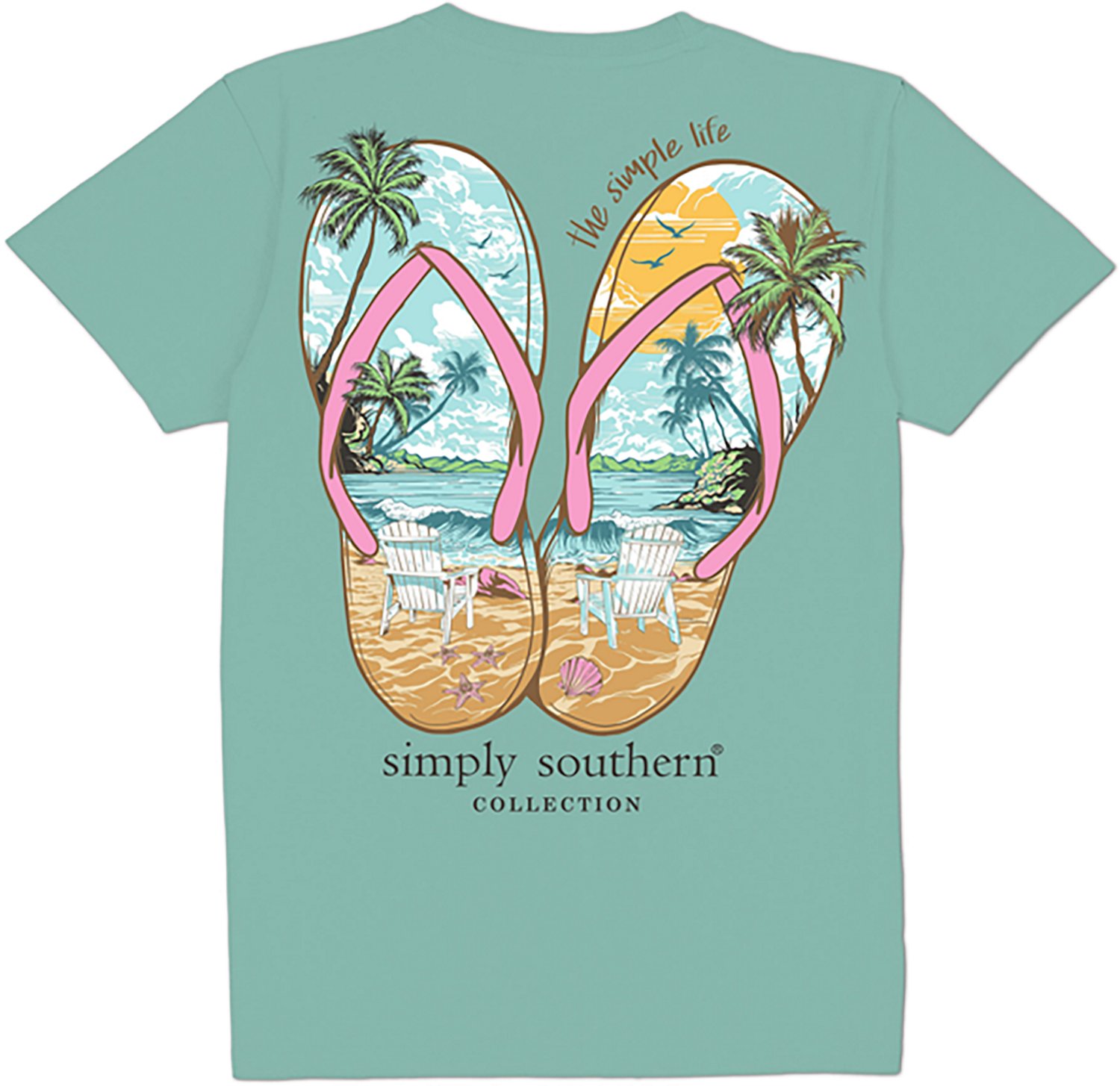 Simply Southern Women's Sandals Graphic T-shirt - view number 2