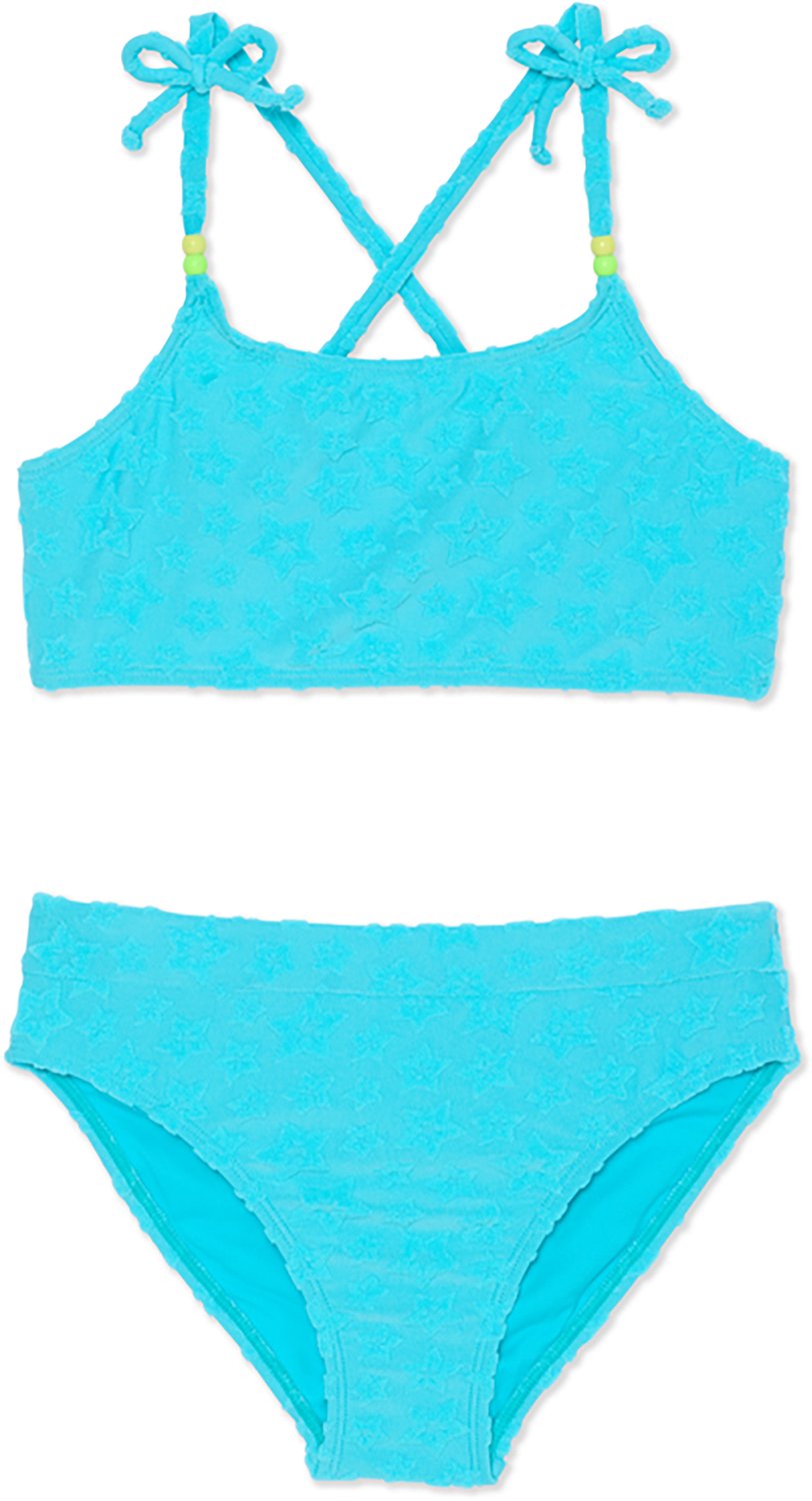 Breaking Waves Girls' Two Piece Terry Bikini Set