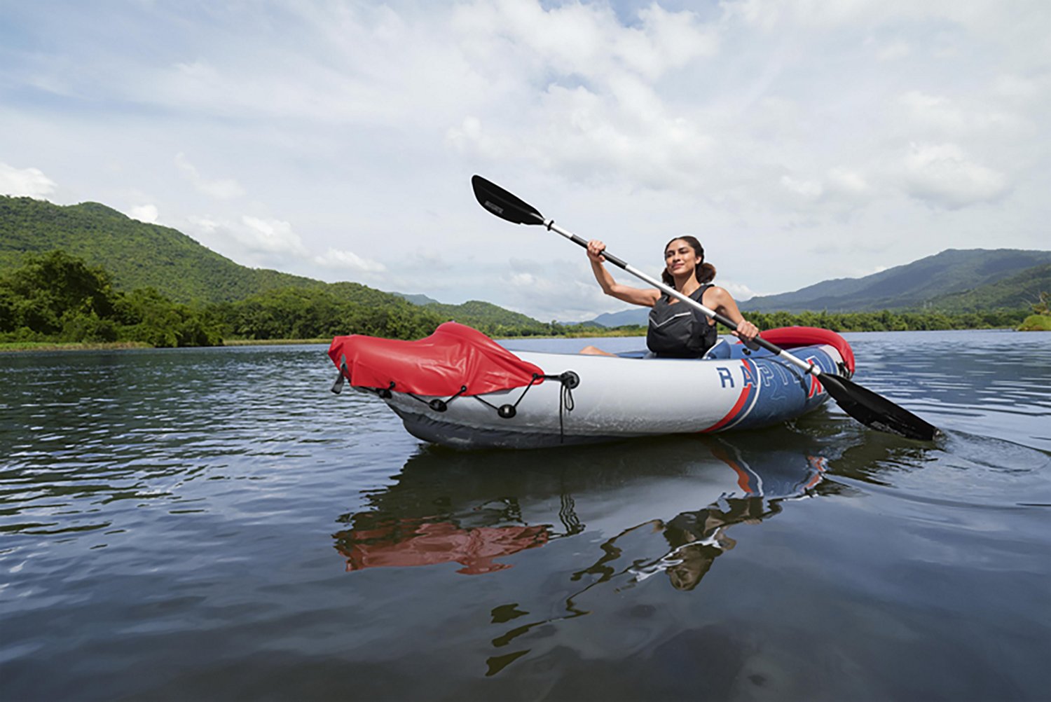 Hydro Force Rapid X1 9'6" Kayak Set - view number 6