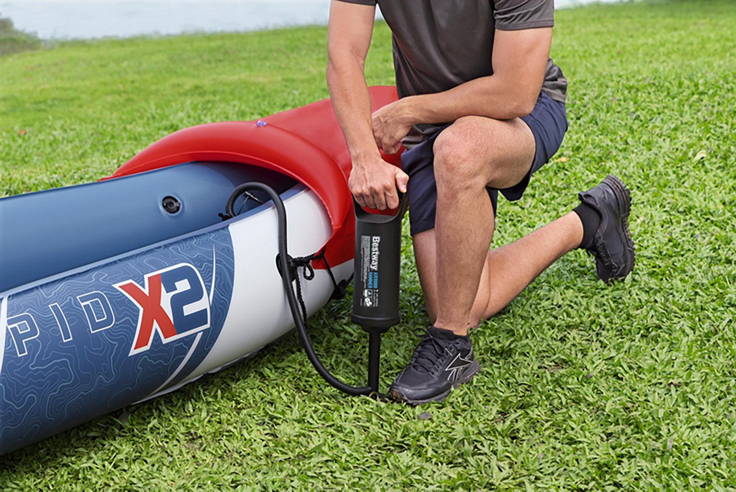 Hydro Force™ Rapid™ 10 ft 6 in X2 Inflatable Kayak Set - view number 3