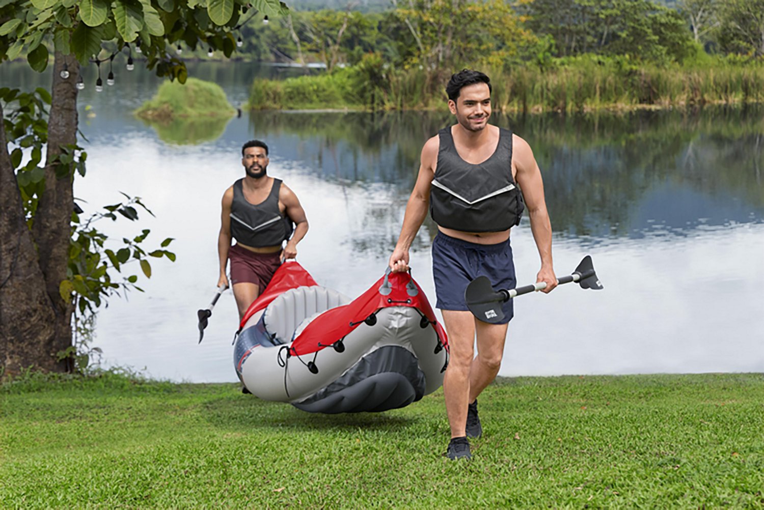 Hydro Force™ Rapid™ 10 ft 6 in X2 Inflatable Kayak Set - view number 7