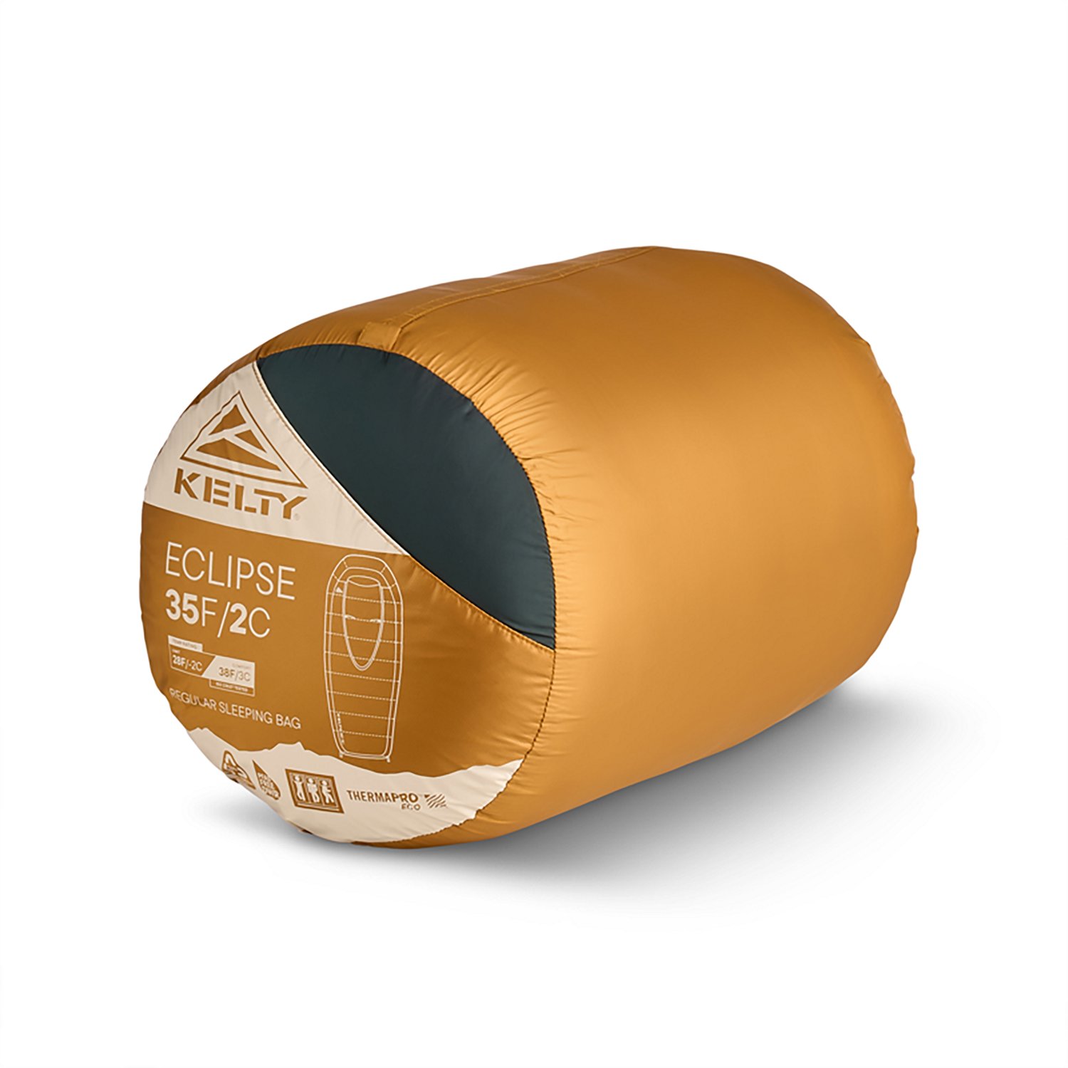 Kelty Adults' Eclipse Short 35°F Mummy Sleeping Bag - view number 6